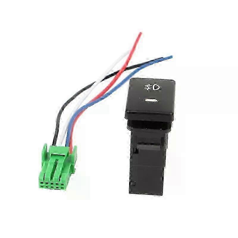 DC 12V Front/Rear Fog light Push Switch 4 Wire Button For Toyota Camry Prius Corolla Car Auto Light switch New