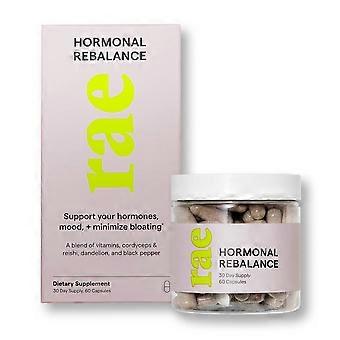 Rae Hormonal Rebalance Dietary Supplement Capsules For Hormone, Mood, & Bloating, 60 Ea