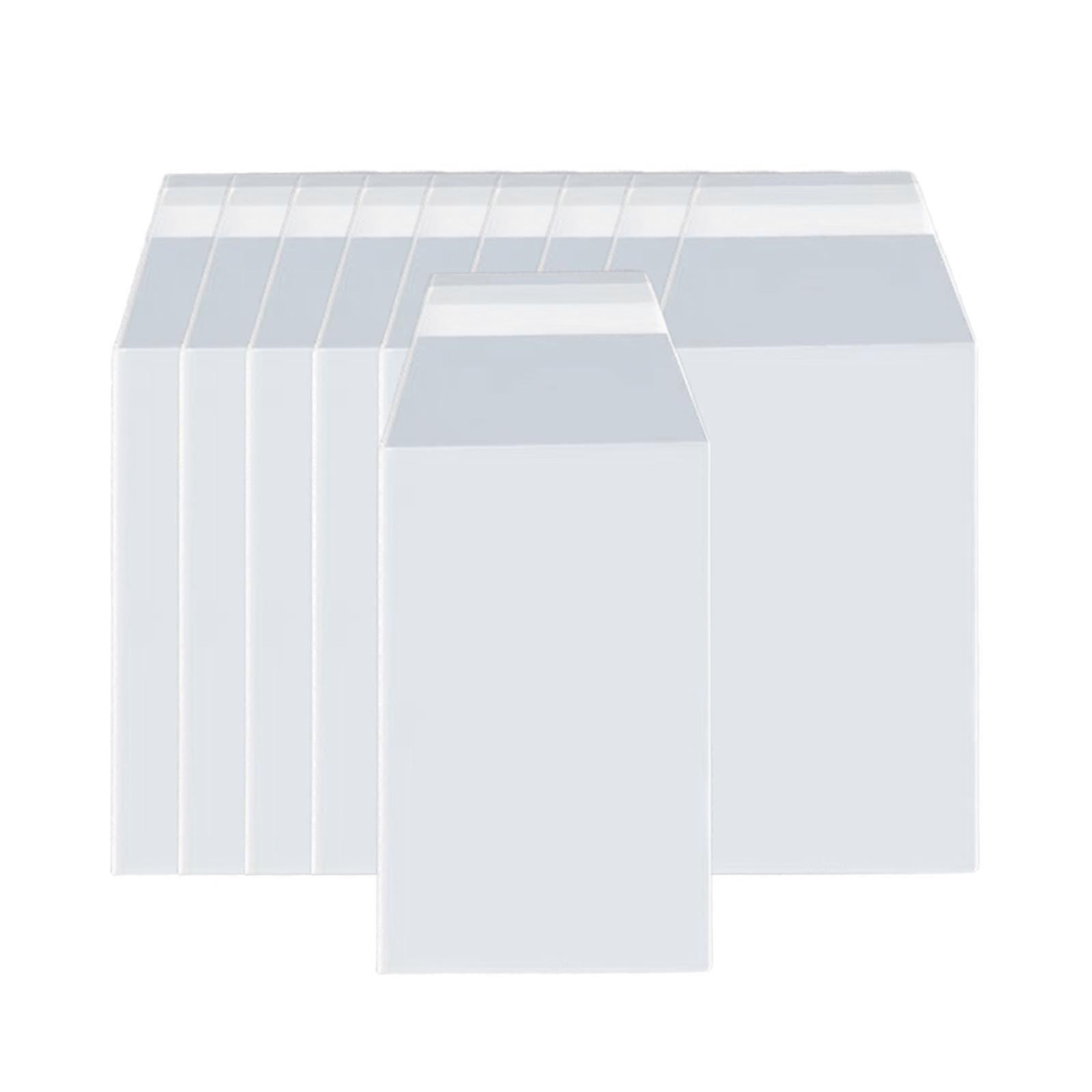 100PCS Collector Transparent Sleeves Optimized for Slab Storage Scratch Prevention Design Multicolor