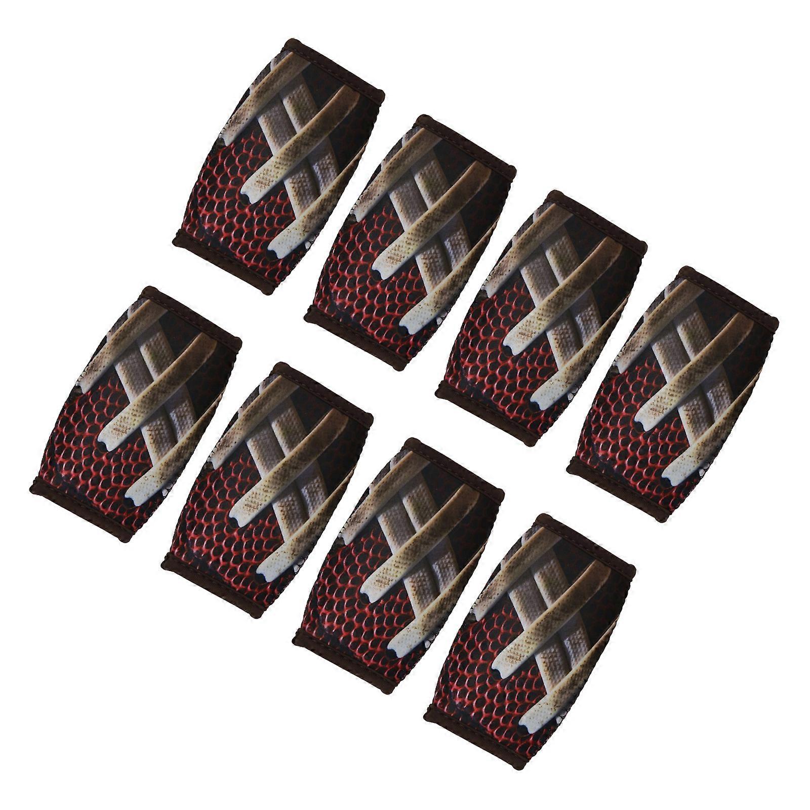 Chloroprene Football Jaw Guards Pack Of 8 Moistureproof Protective Equipment For Competitive Play And Practice Multicolor