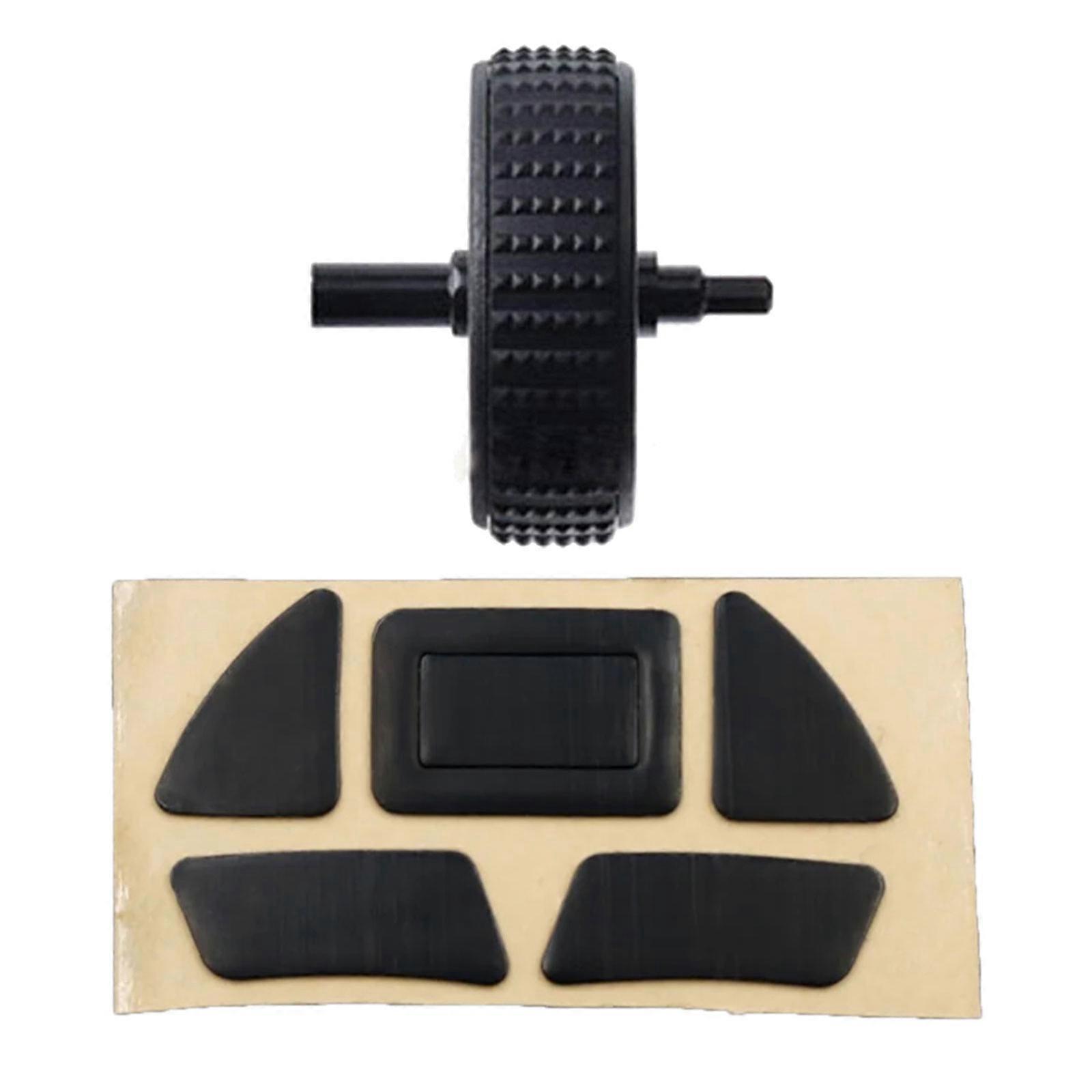 Mouse Scrolls Wheel Pulley Mouse Wheel Rollers with Mouse Feet Stickers for Mouse Gaming Mouse Multicolor