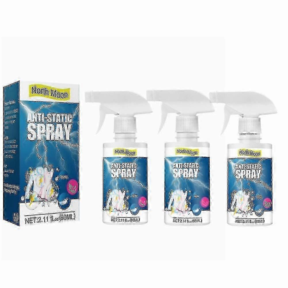 1-3pcs Anti Static Spray, Anti Static Spray For Clothes, Static Cling Remover, Reduce Static Cling For Clothes, Furniture And Car