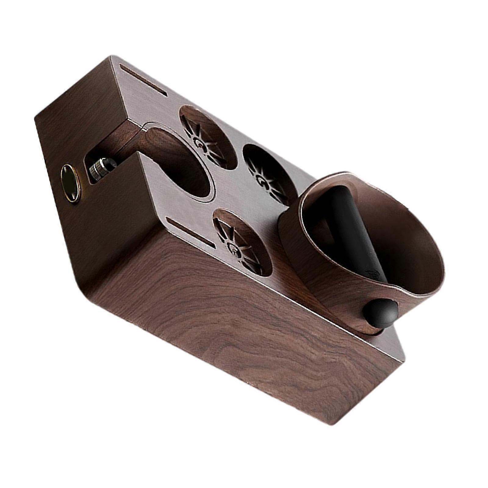 Professional Coffee Pressing Stand with Ergonomic Handle ABS Texture Coffee Knocks Box Suitable for Home and Cafe Use Multicolor