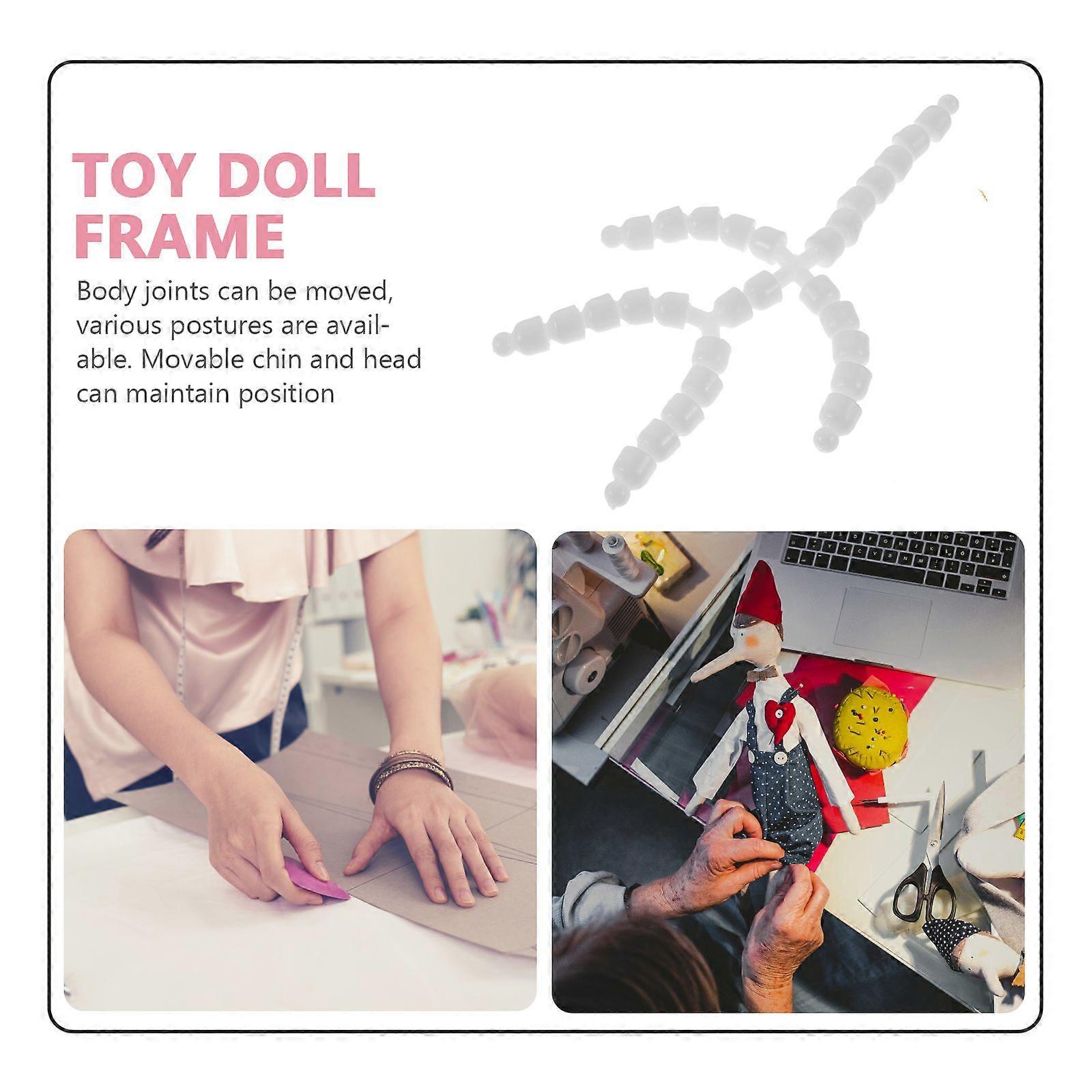 Movable Doll Skeleton Adorable Doll Frame Movable Puppet Skeleton Doll Toy Part