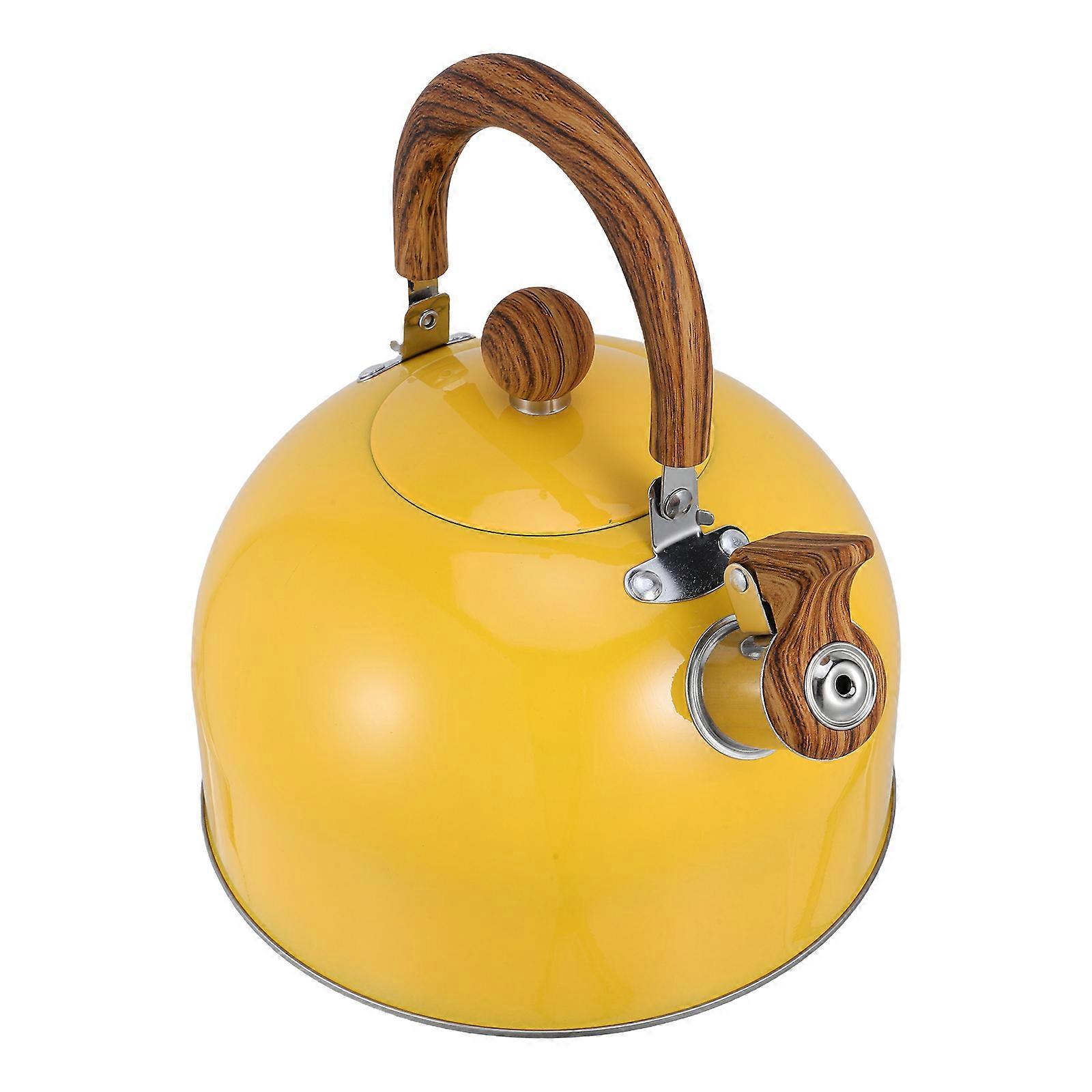 Home Use Stainless Steel Whistling Tea Kettle with Ergonomic Handle and Foldable Design 2.5L