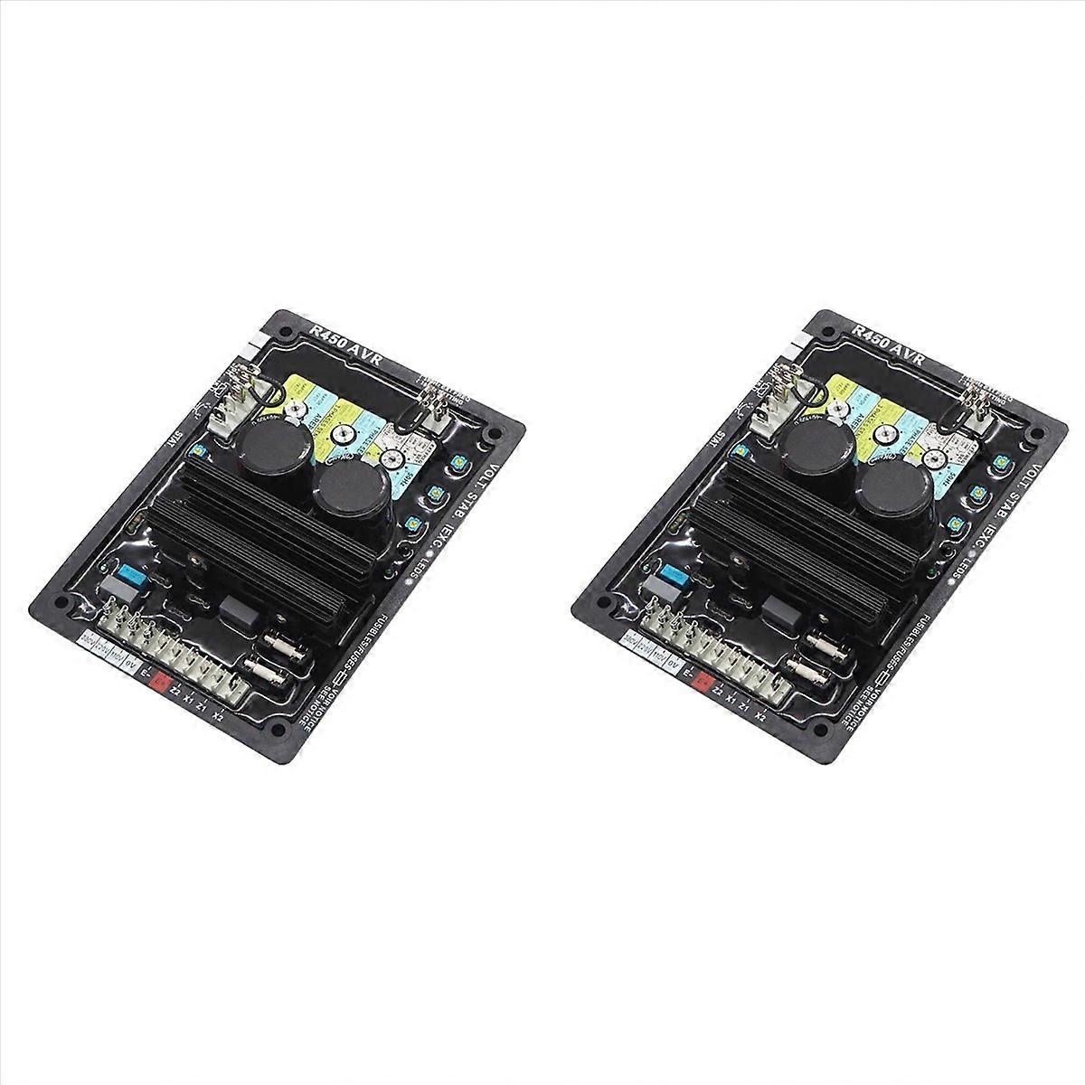 2X R450 AVR Generator Automatic Voltage Regulator Compatible for Original
