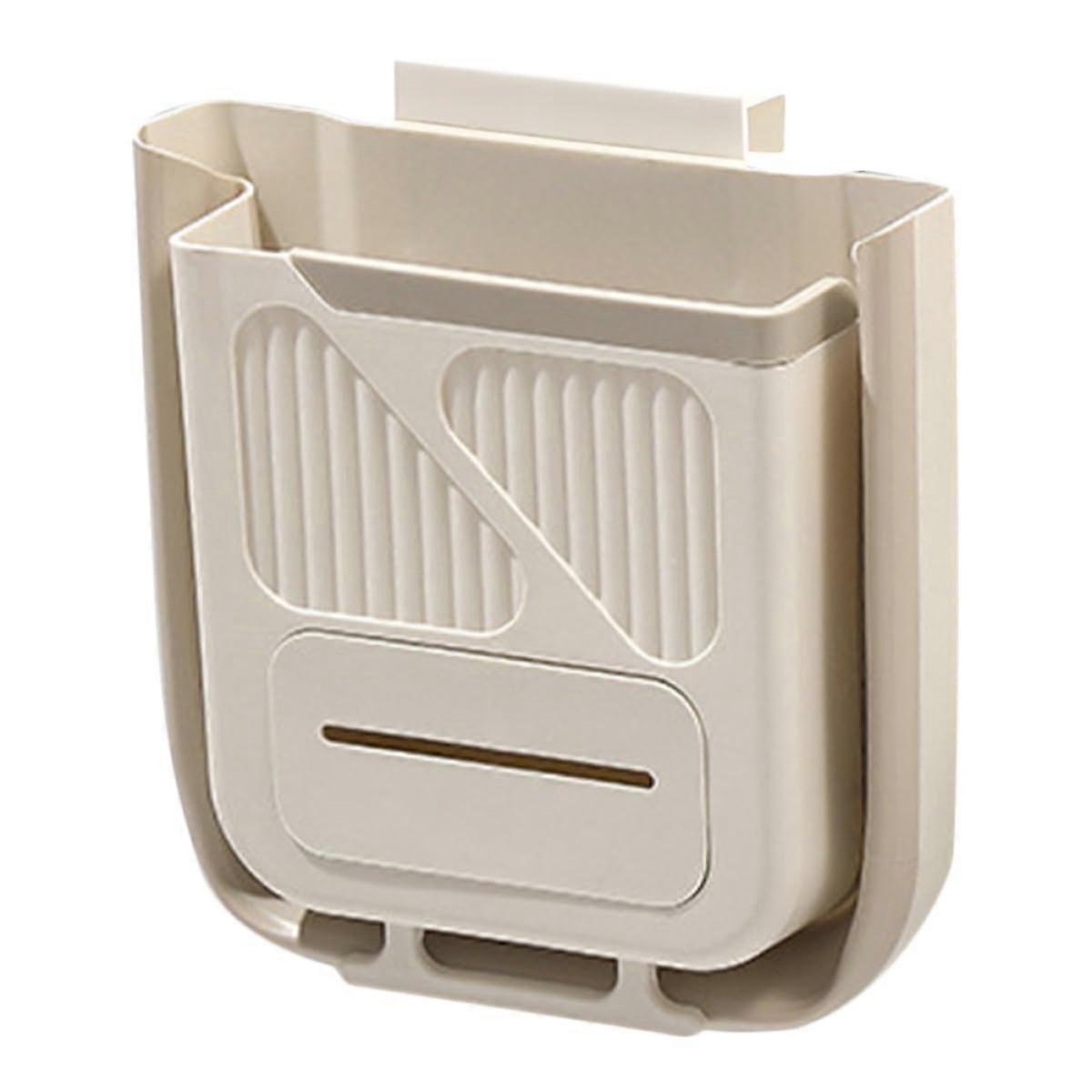 Large Capacity Hanging Kitchen Trash Can Foldable Compost Bin for Cabinet Door and Car Storage