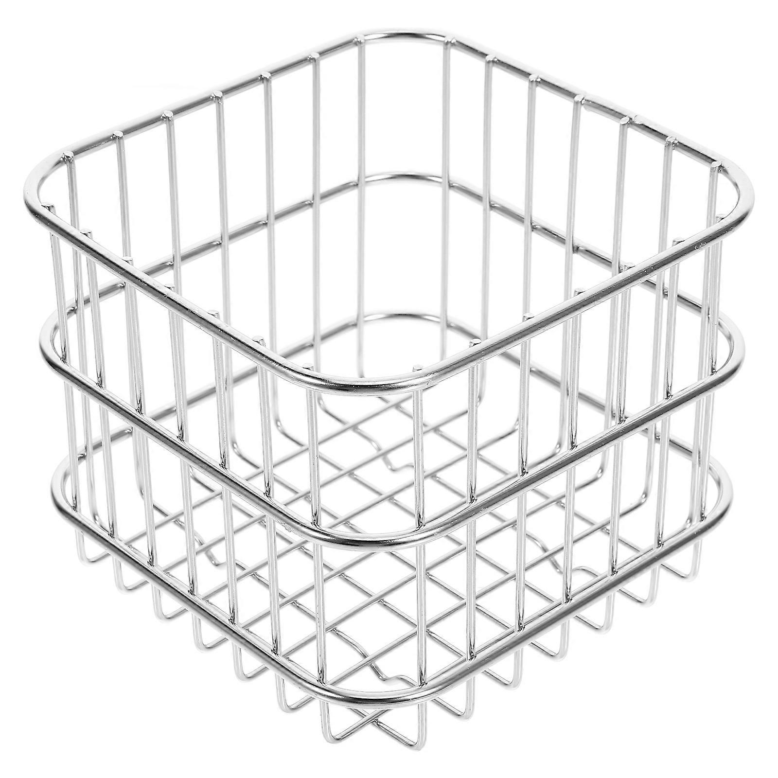 Kitchen Drain Basket Stainless Steel Vegetable Basket for Storage