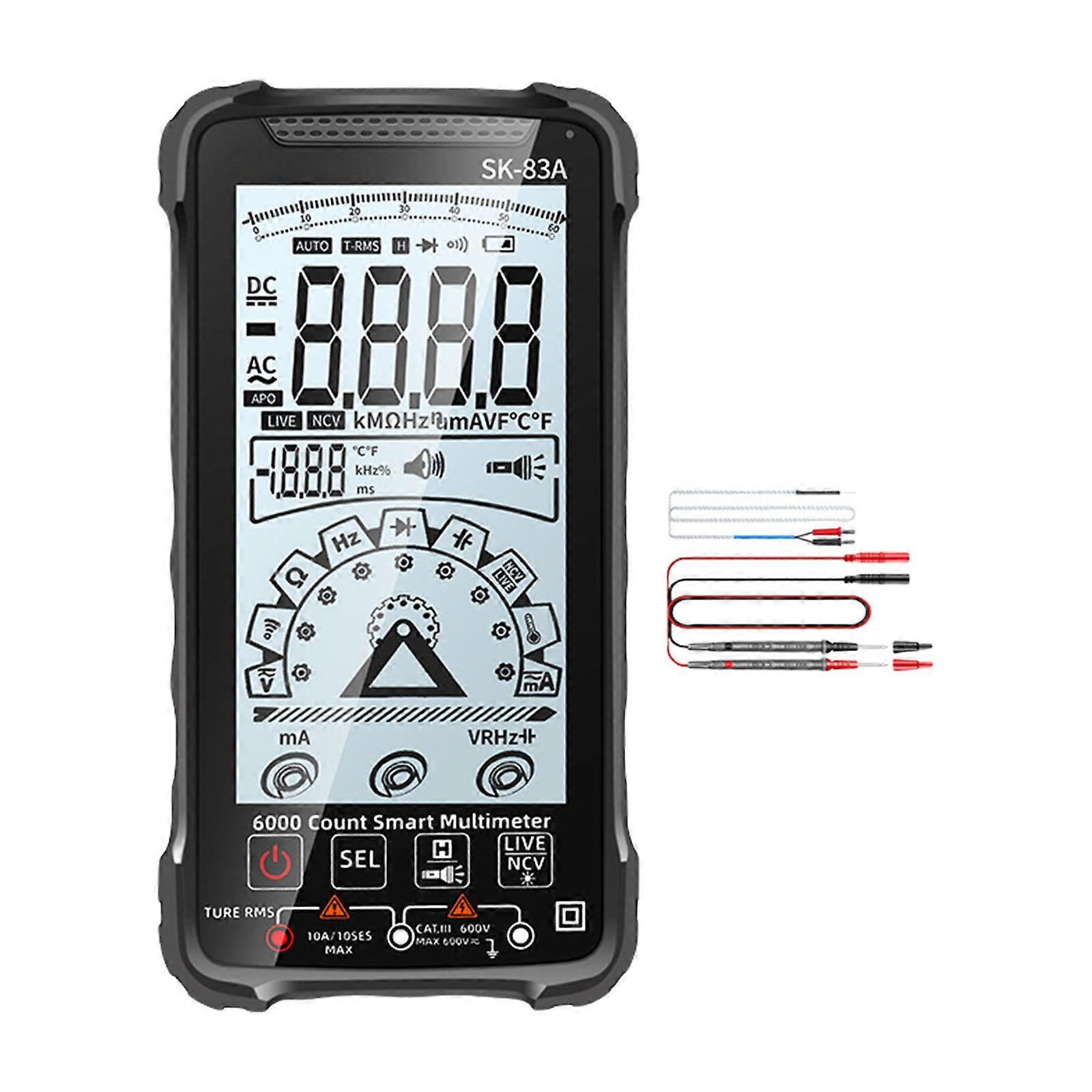 Digital Multimeter Automatic Ranges Multimeters User Friendly Device for Efficient On Site Testing & Troubleshooting Multicolor