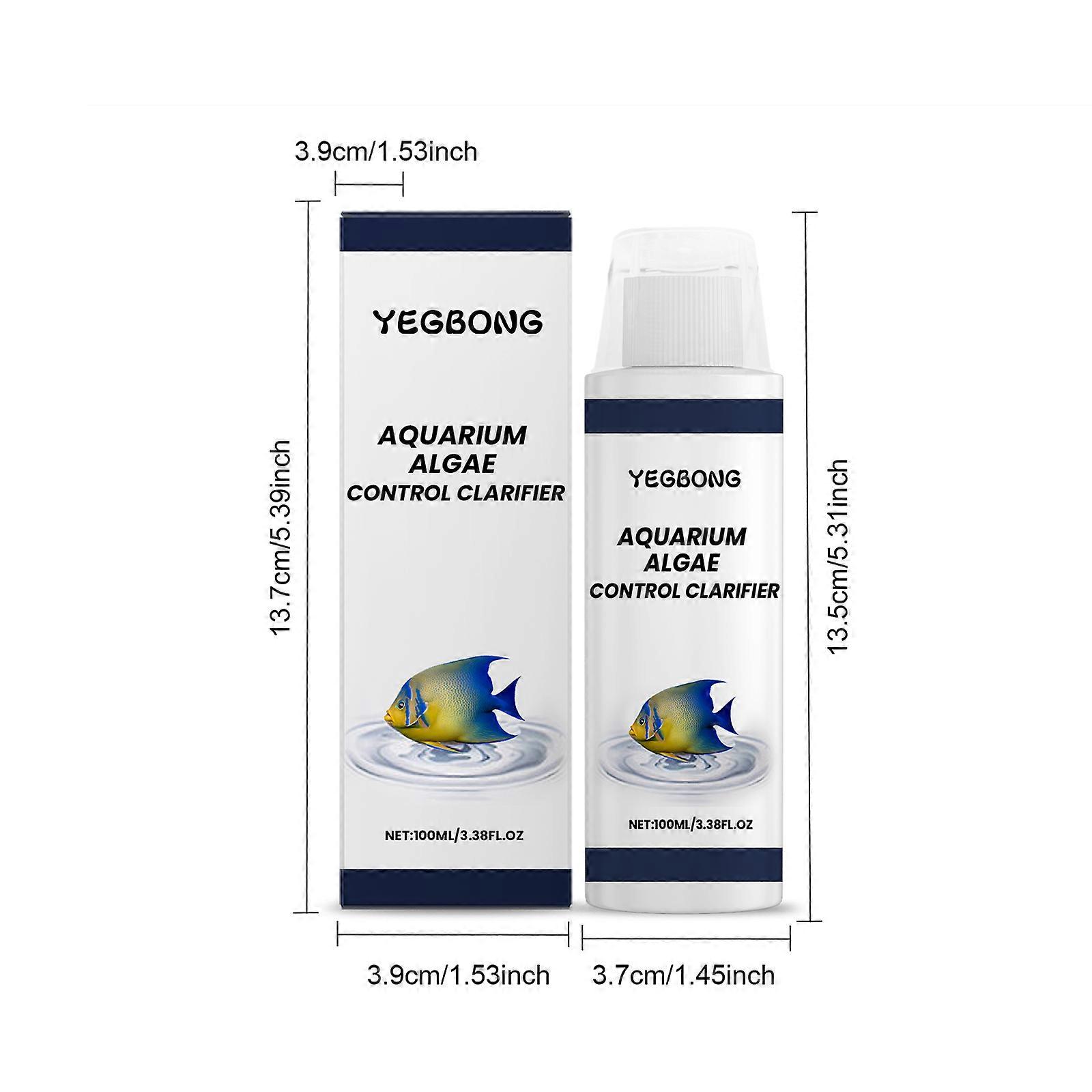 YEGBONG Aquarium Algae Control Clarifier Inhibit the Growth of Algae and Keep the Fish Tank Clean and Transparent