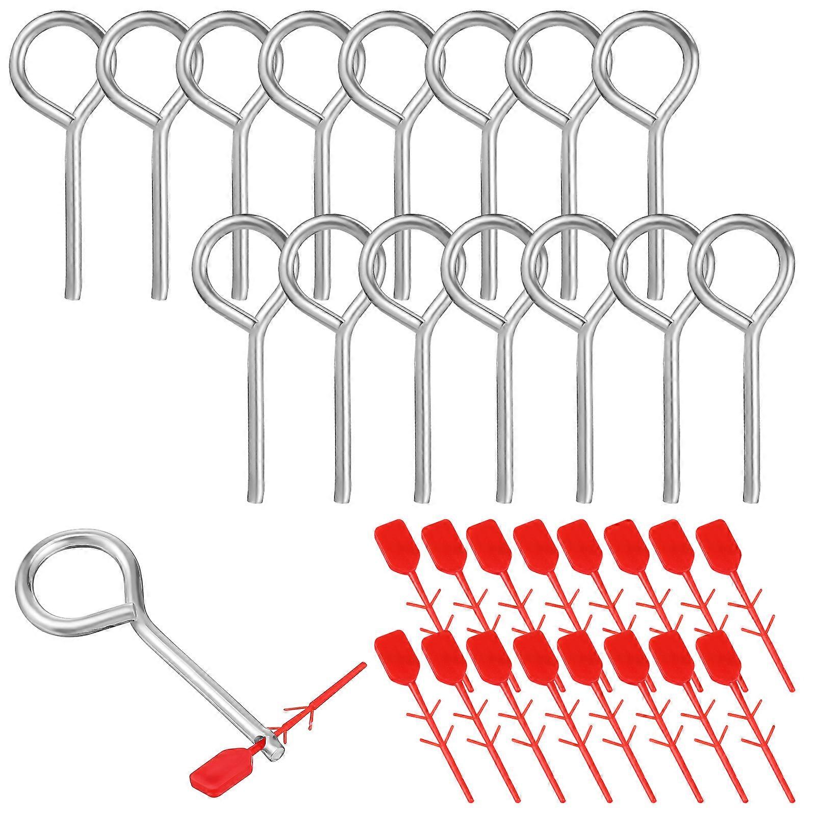 Metal Fire Extinguisher Pins Safety Locks for 15Sets Replacement Pins