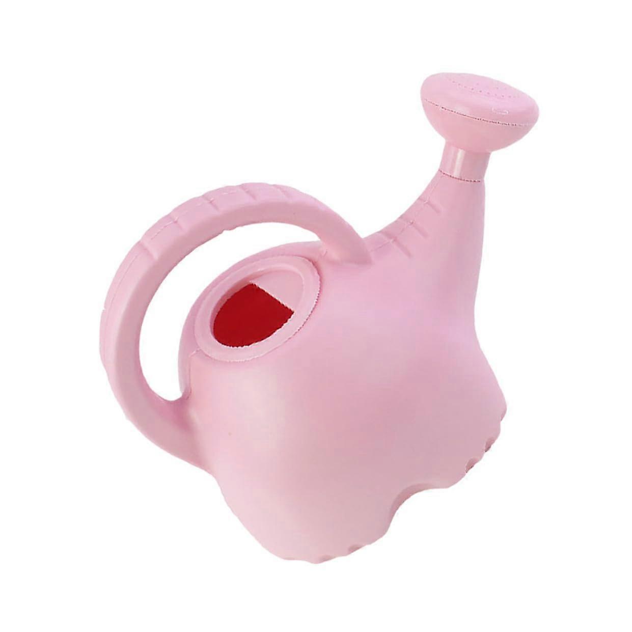Pink Elephant Shaped Watering Can for Indoor Plants with Ergonomic Handle and Large Capacity