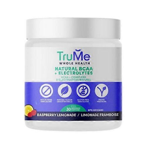Trume Whole Health BCAA Plus Electrolytes Raspberry Lemonade, 210 Grams