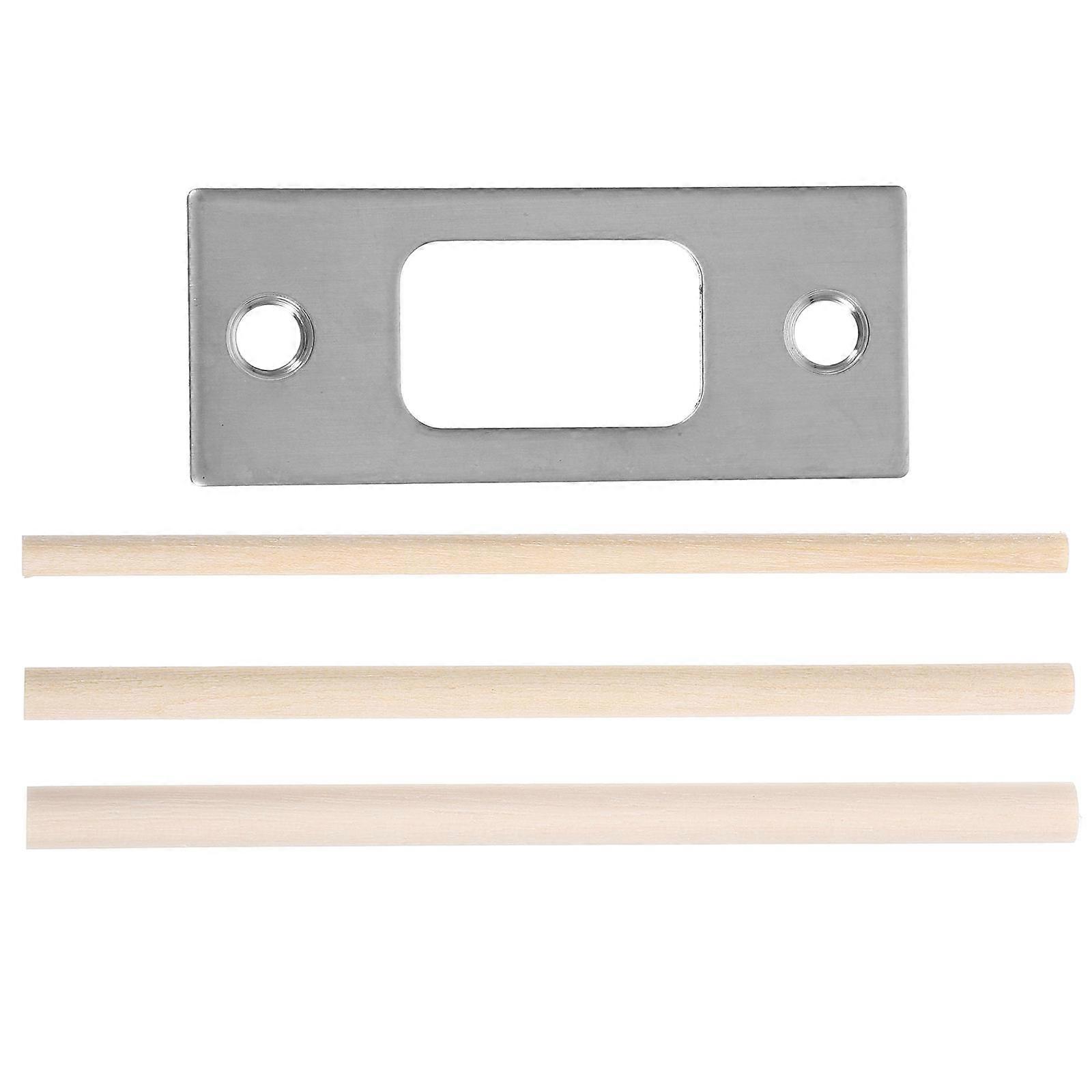 Door Strike Plate Metal Strike Plate for Replacement 1Set Assorted Color
