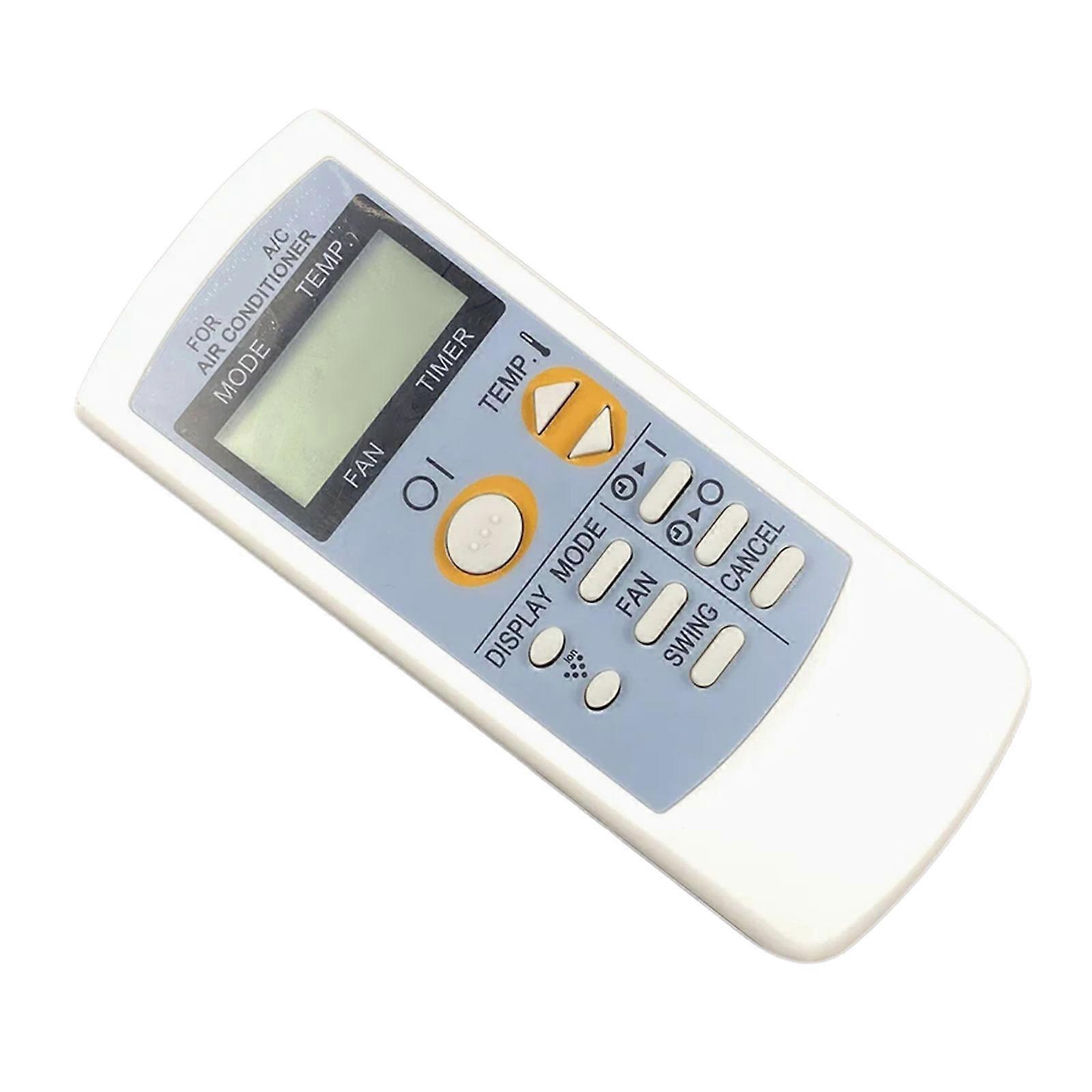 Universal A589JB Air Conditioner Remote Control Featuring Fast Battery Access Ergonomic Comfortable Hold Multicolor