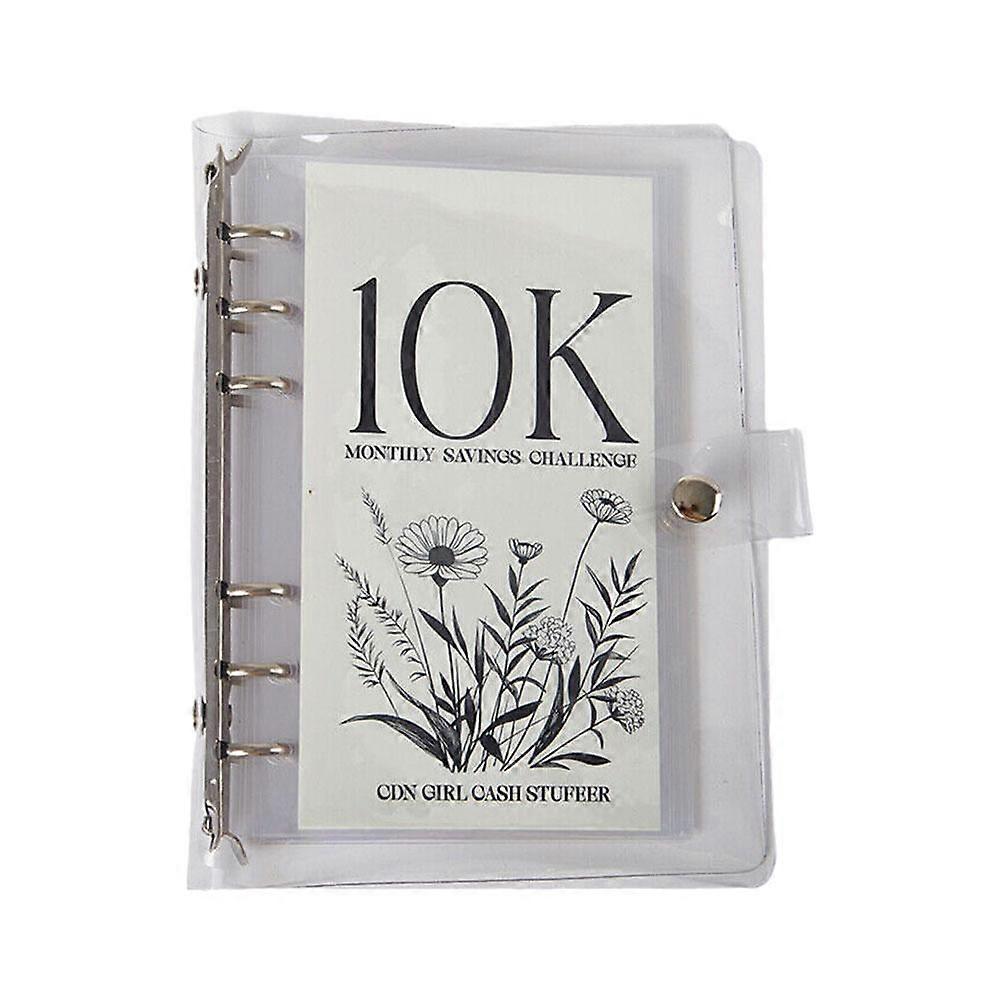 GHYJPAJK 2024 12-Monats-Spar-Challenge mit Umschlägen: Eine einfache und unterhaltsame Methode, um 2.500/5.000/10.000 zu sparen. Budgetplaner-Umschlag-Challenge-Set