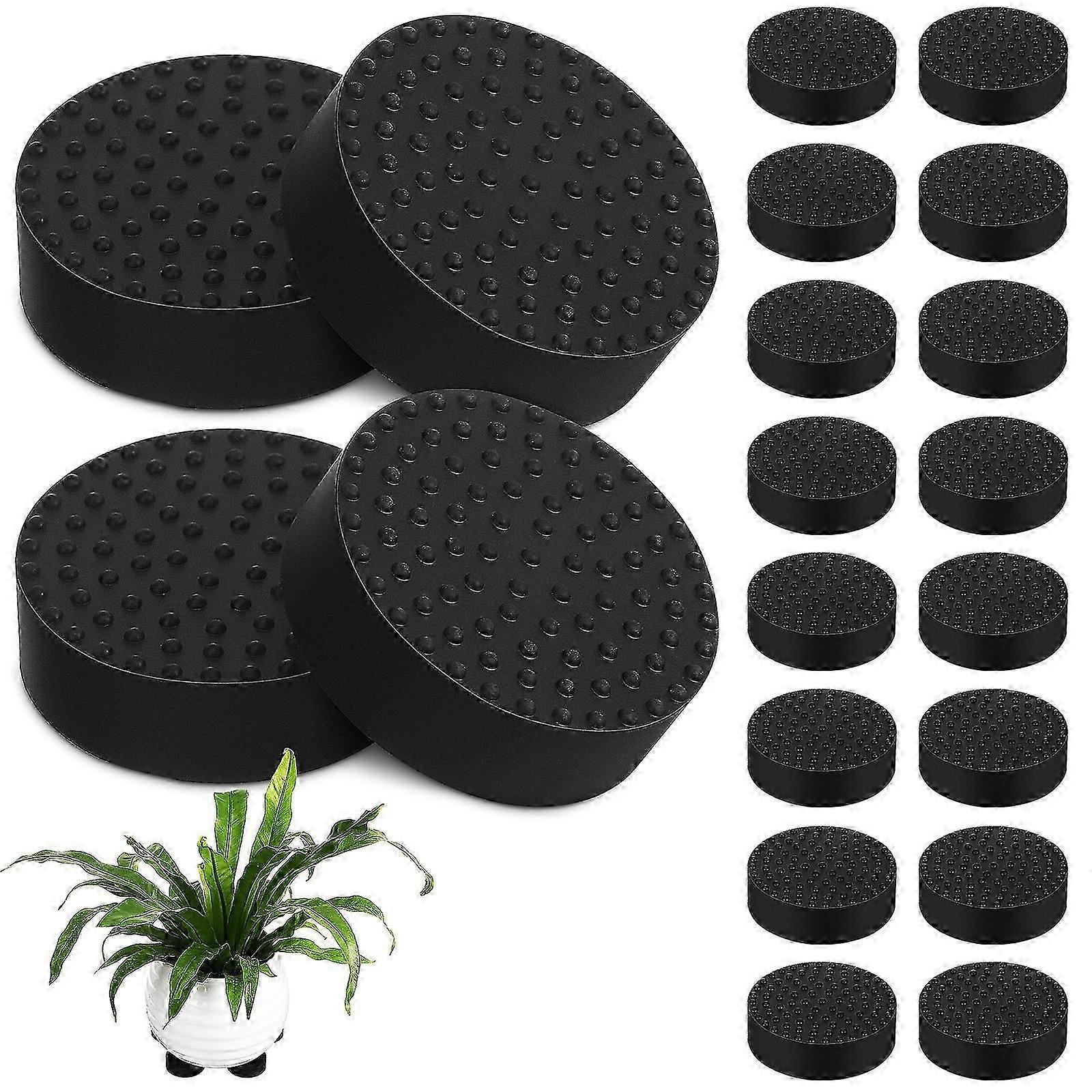 Pot Riser Round Rubber Feet for Outdoor Planters with 20Pcs Set