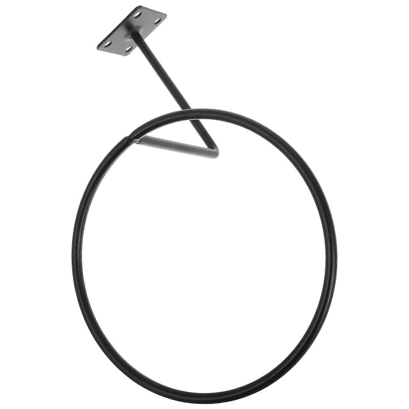 Wall Mounted Hat Rack Hanger Black Iron Hat Hook Display