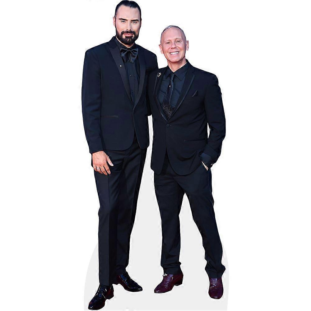 Rylan Clark And Robert Rinder (Duo 1) Mini Celebrity Cutout