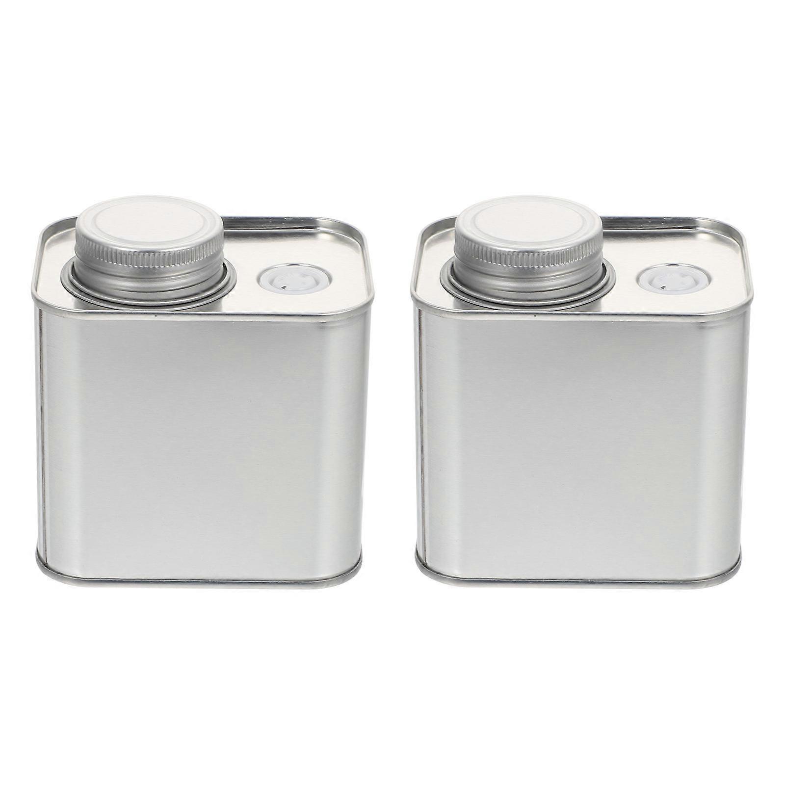 Tinplate Tea Storage Containers for Secure Storage 4Pcs Pack