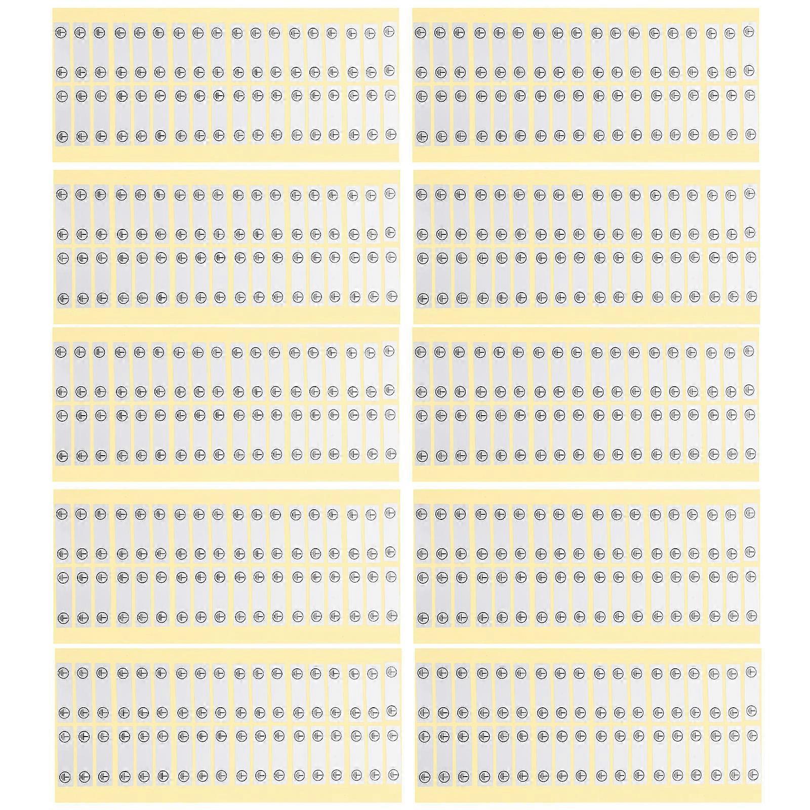 Grounding Warning Stickers Electrical Safety Labels with 100Pcs for Identification
