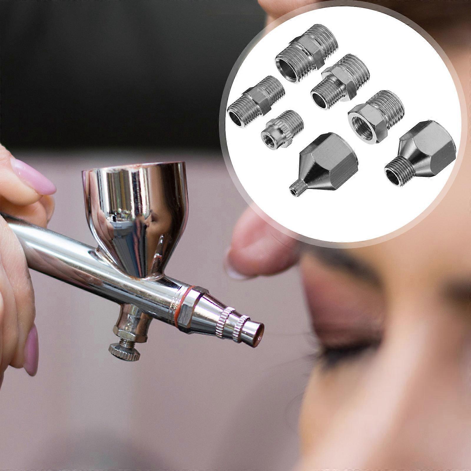 Airbrush Quick Release Connector for 1Set Metal Adaptor Set in Silver