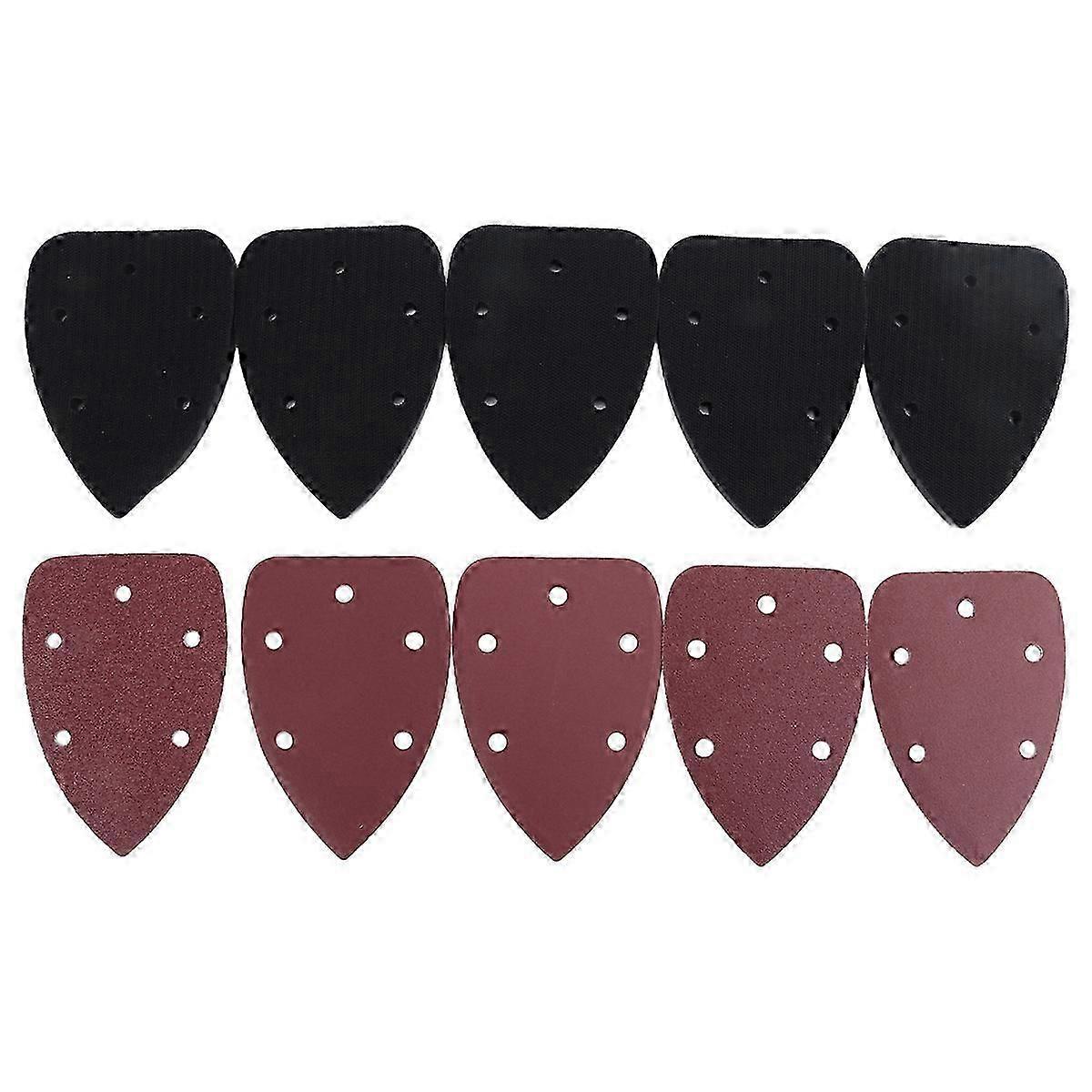 5 Pack Mouse Sanding Interface Pad Hook and Loop
