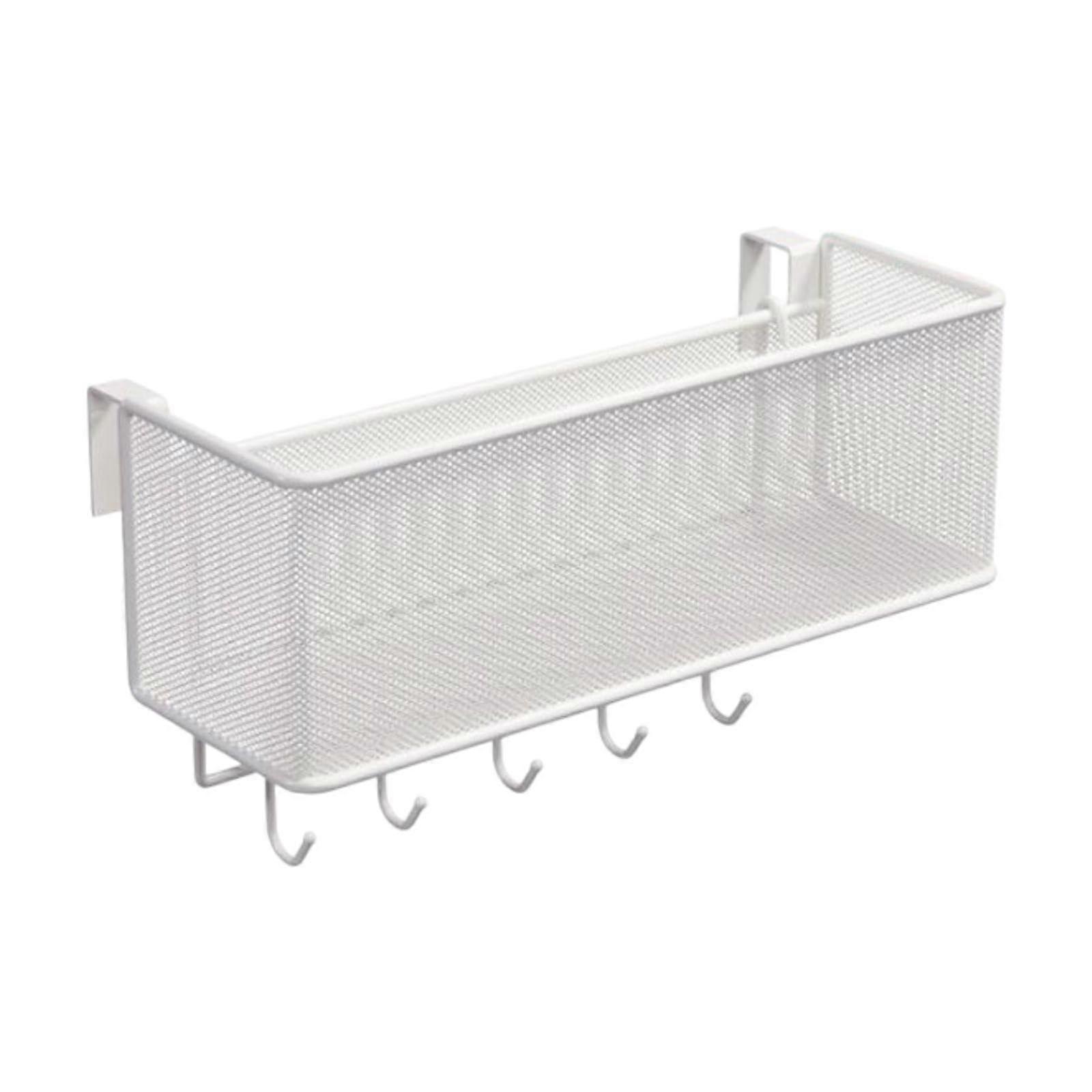 Bedside Storage Organizer with Secure Mesh Design, Hanging Caddy for Dorm Room Books and Tablets, 13.5x36x20.5cm