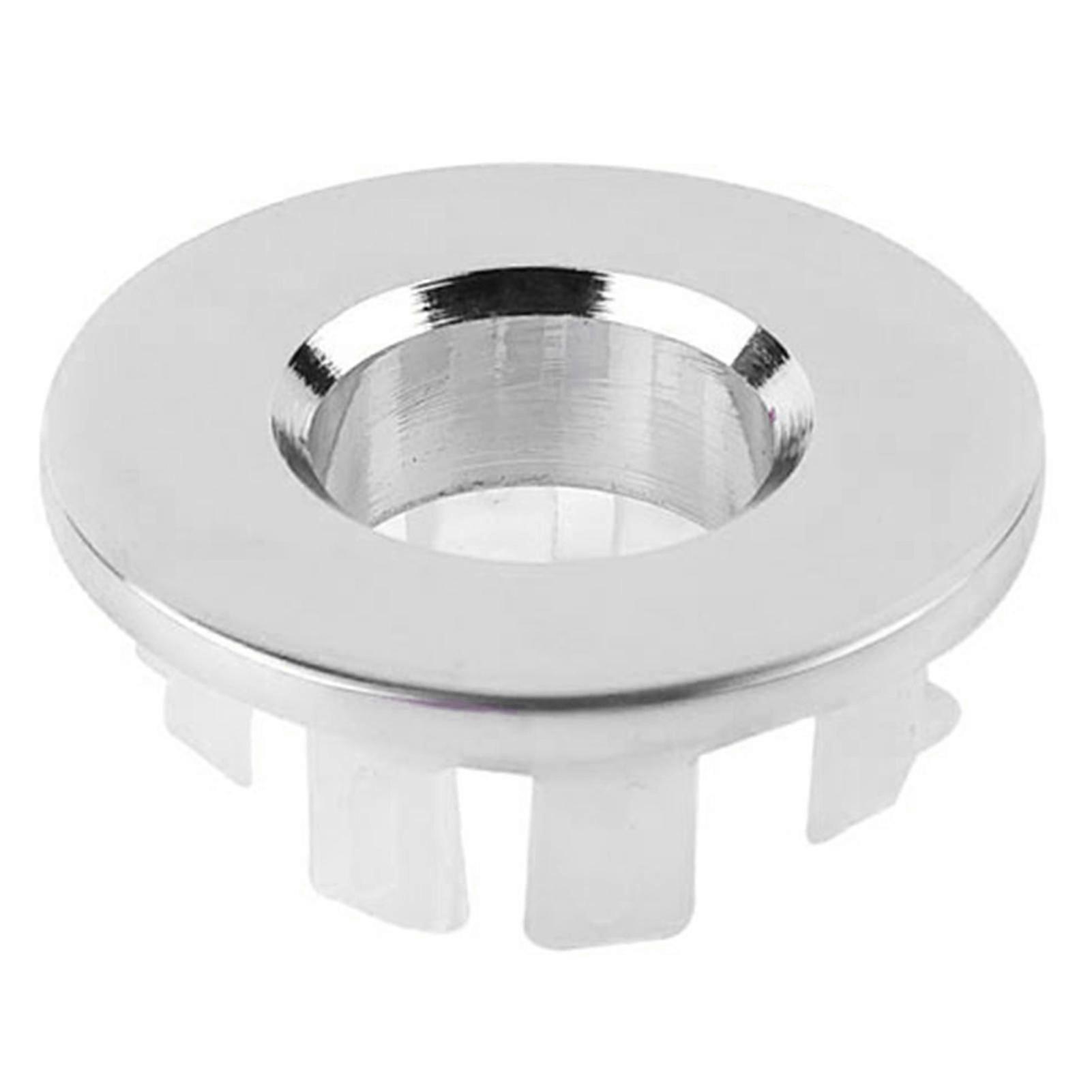 Anti-aging Overflow Cover Electroplated Surface Compact Professional Overflow Hole Cover For Bathroom