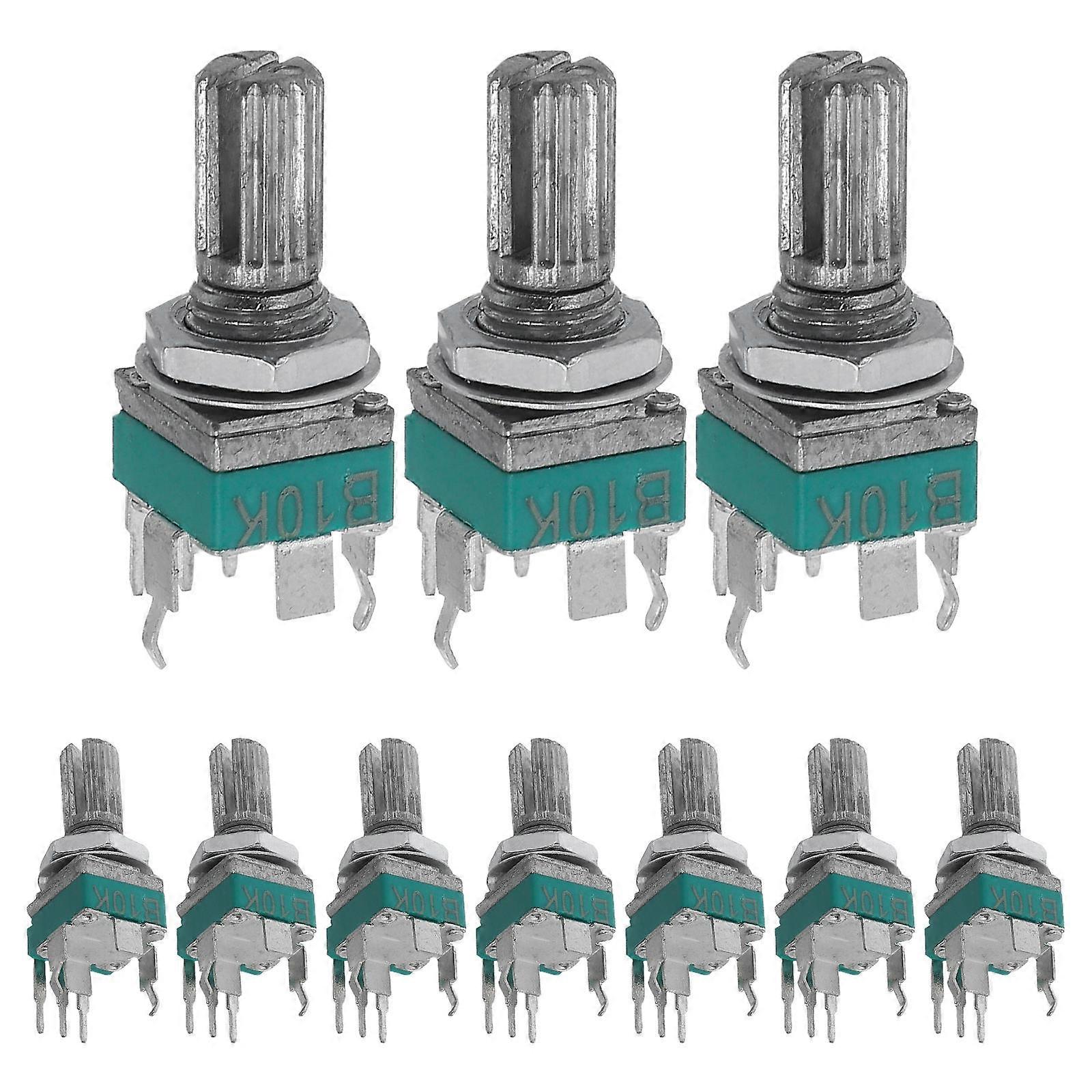 High Accuracy Potentiometer with Bracket for Electronic Projects 10Pcs Set