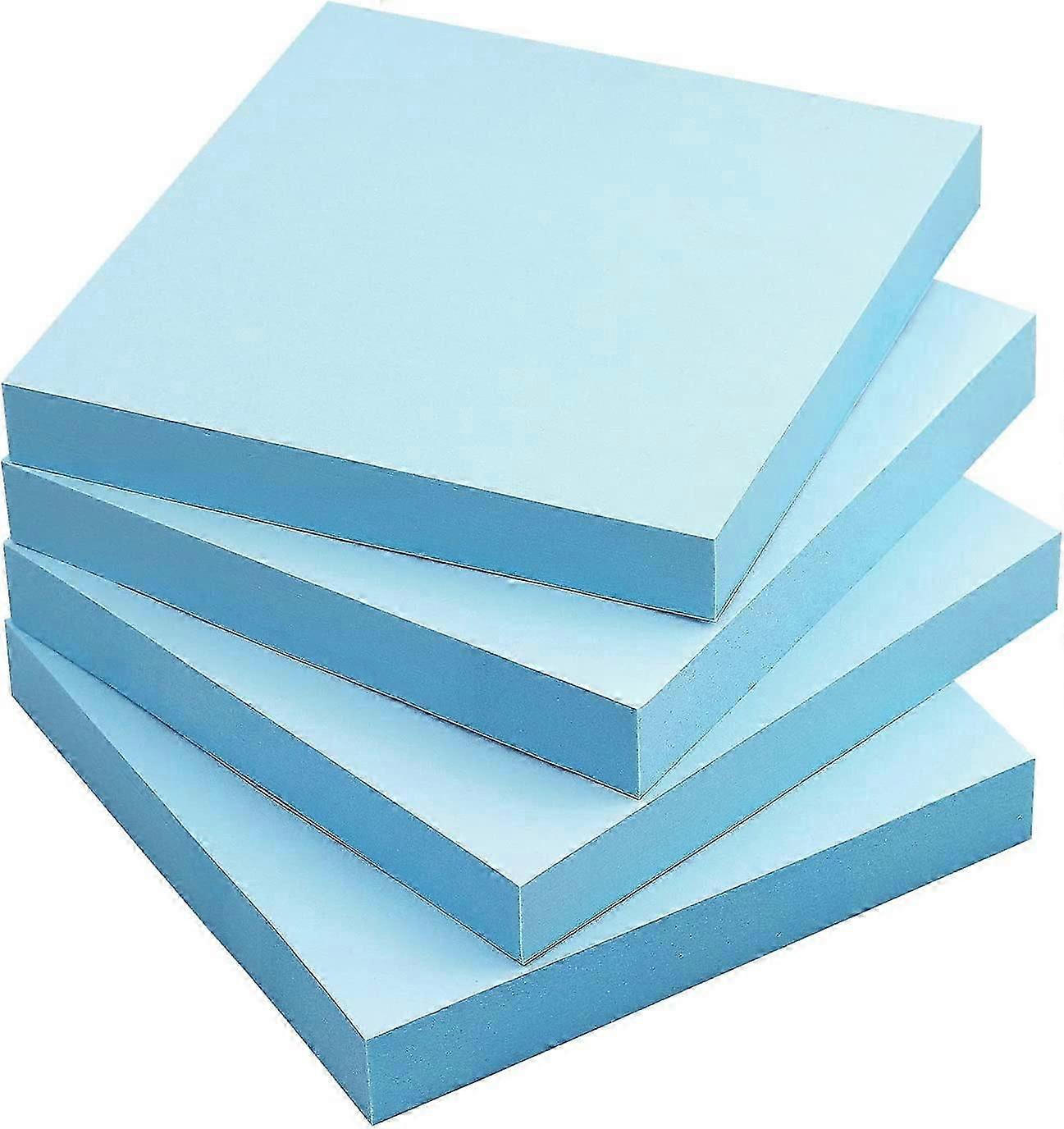 Sticky Notes 3x3 Self-Stick Notes Bright Colors Sticky Notes 4 Pads 100 Sheets/Pad (Light Blue)i