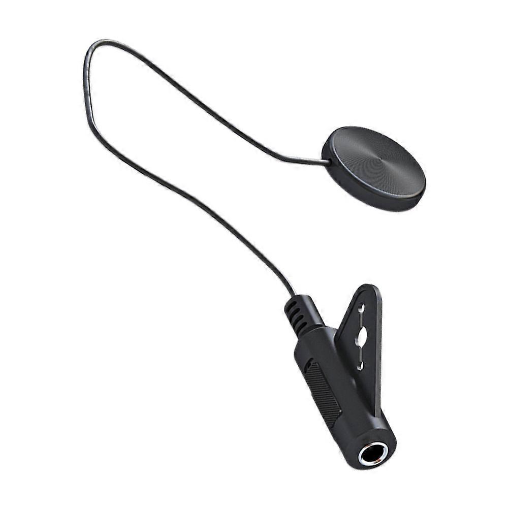 Ukulele Piezo Pickup 1Pc For Musicians In Black With Multi-function Features And Volume Control