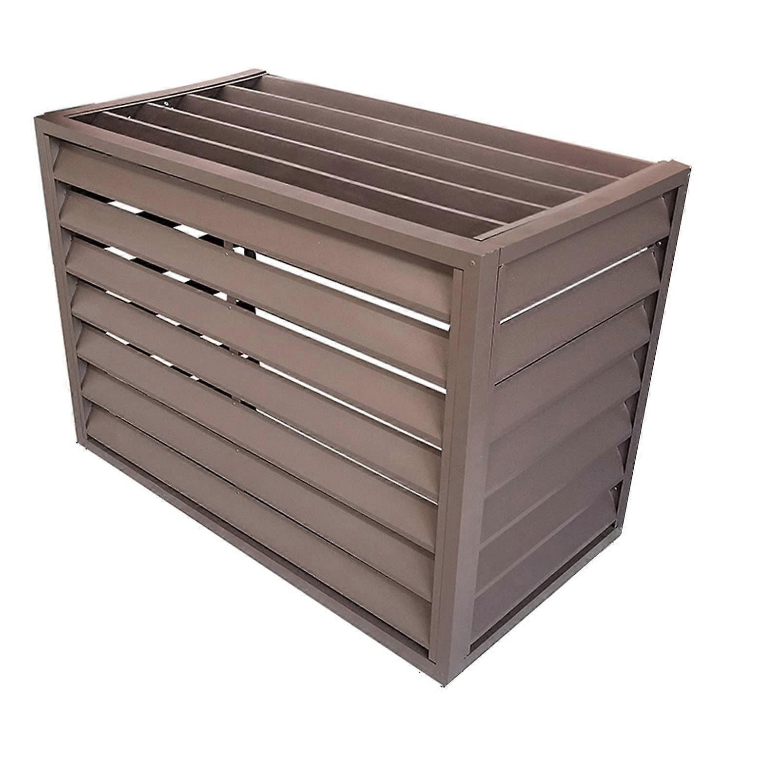 Air Conditioner Cover Waterproof Dustproof AntiTheft Aluminum Guard for Outdoor Mini Split AC