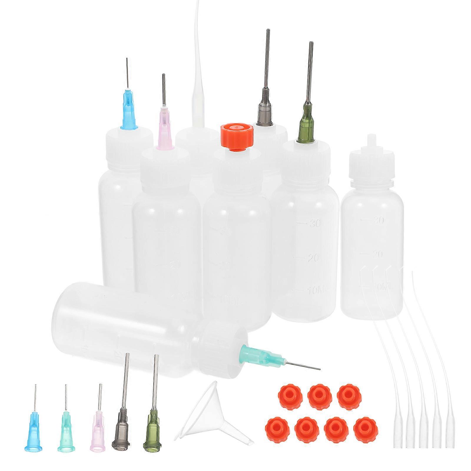 Squeeze Bottles for Glue with Needle Tips 1Set Precision Applicator