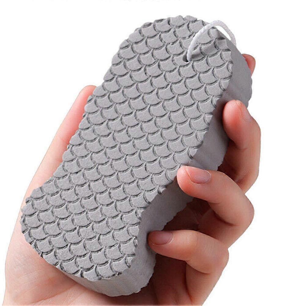 Exfoliating Bath Sponge with 3D Textured Surface for Deep Cleansing and Dead Skin Removal, Reusable
