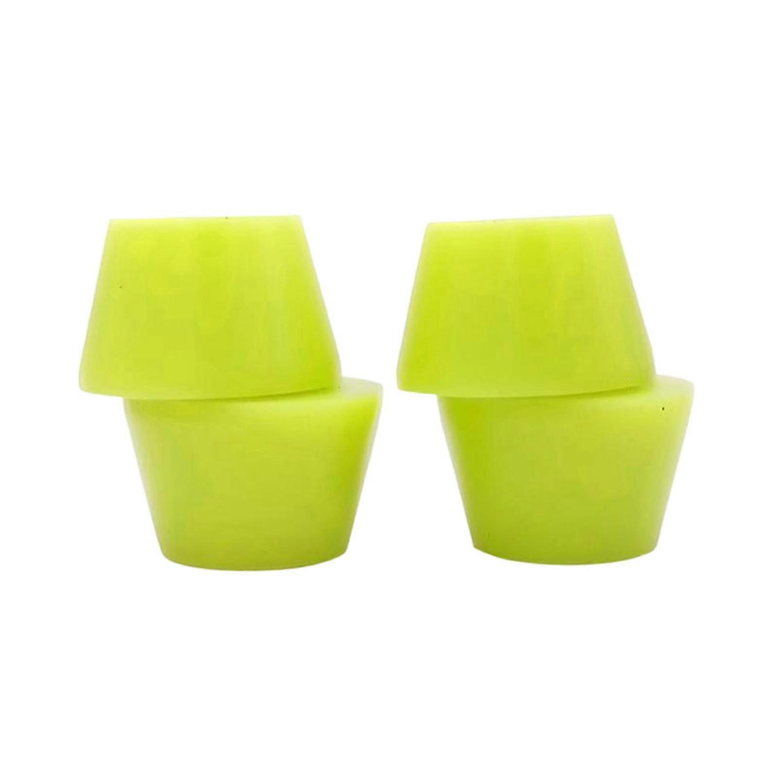 4x Longboard Bushing Replacement Cups Quick Installation PU Bubble Bushings