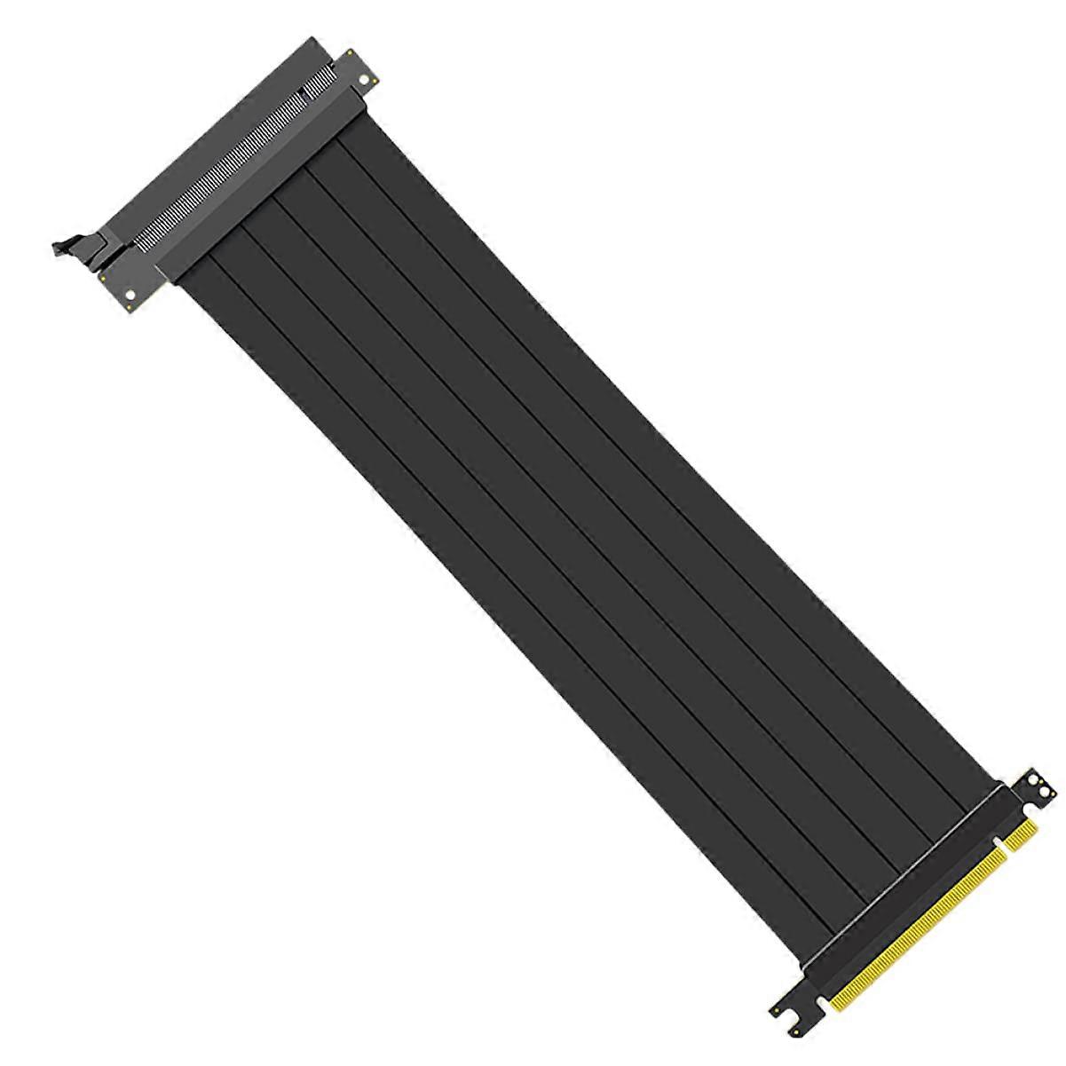 180 Degree PCIe Riser Cable for GPU  Performance Extension with Strong Shielding Design