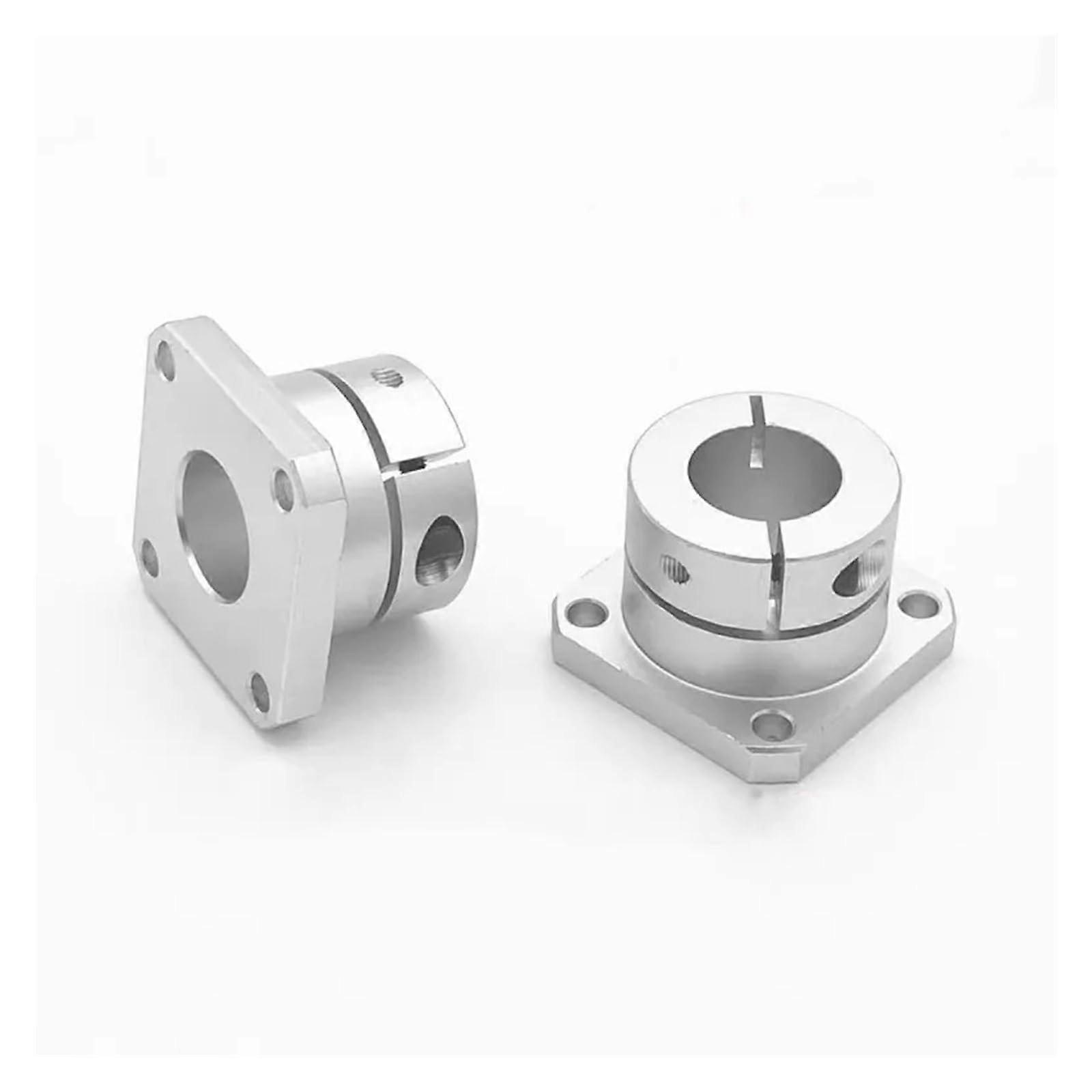 20mm Round Compact Flanged Linear Shaft Support with Slit for Stable Linear Motion dia6/8
