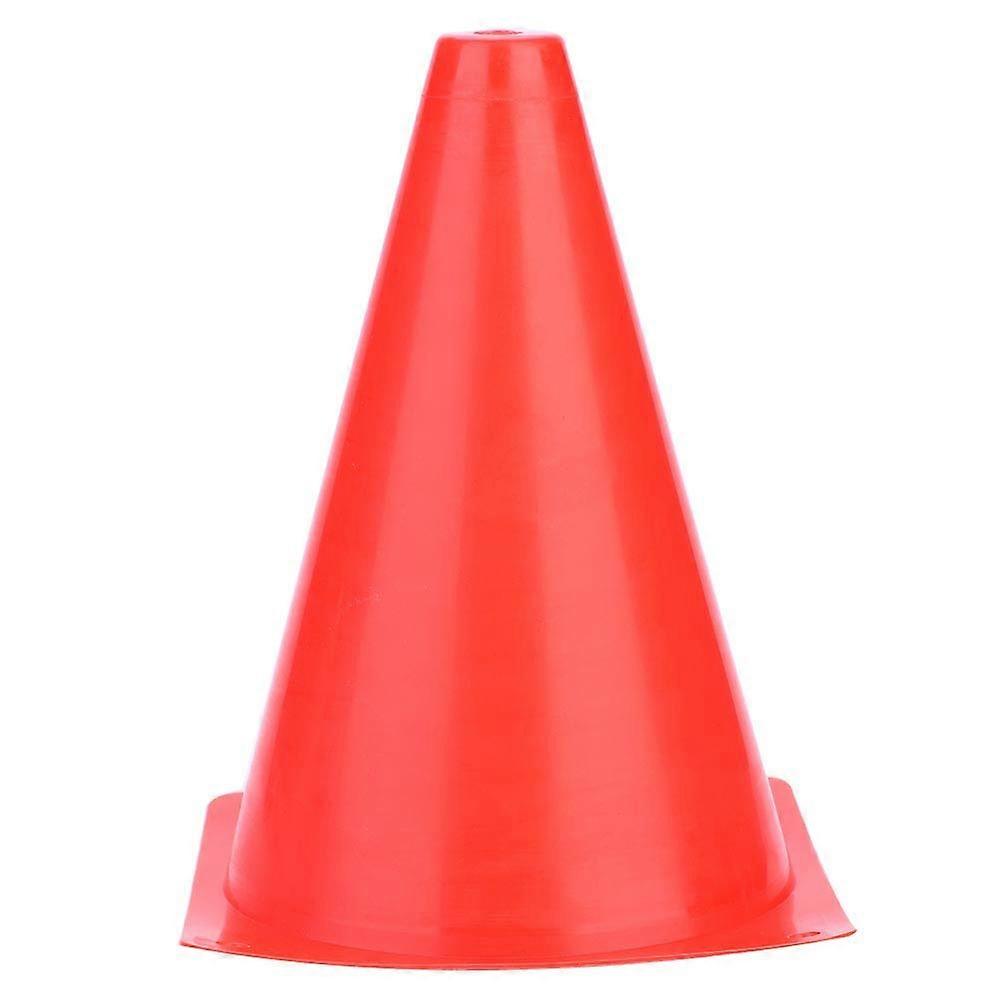 6pcs 18cm Red Soccer Training Cones with Bright Color Visibility and Stable Square Base