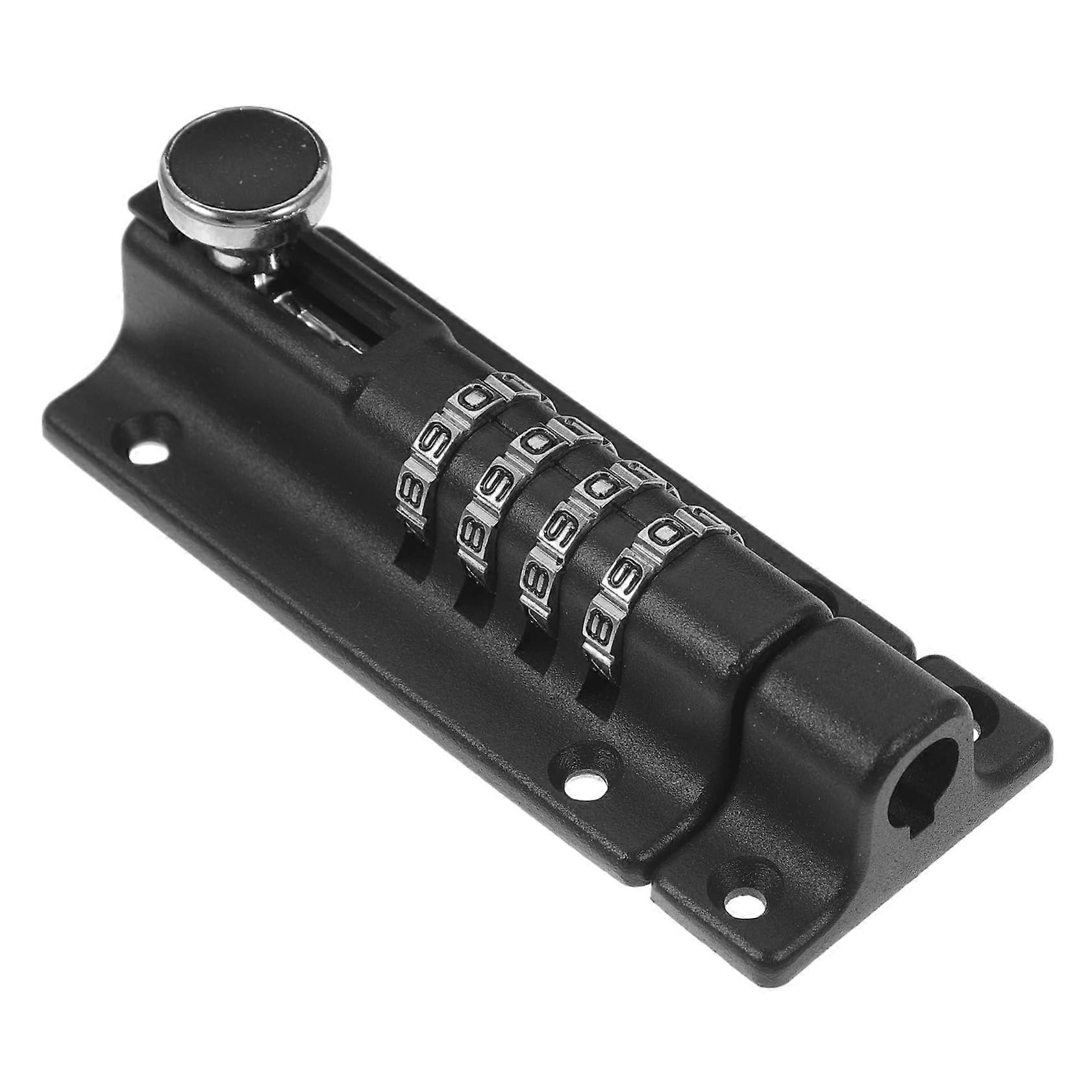 Keyless Combination Deadbolt Lock Rust Resistant Sliding Security Latch for Indoor Outdoor Shed