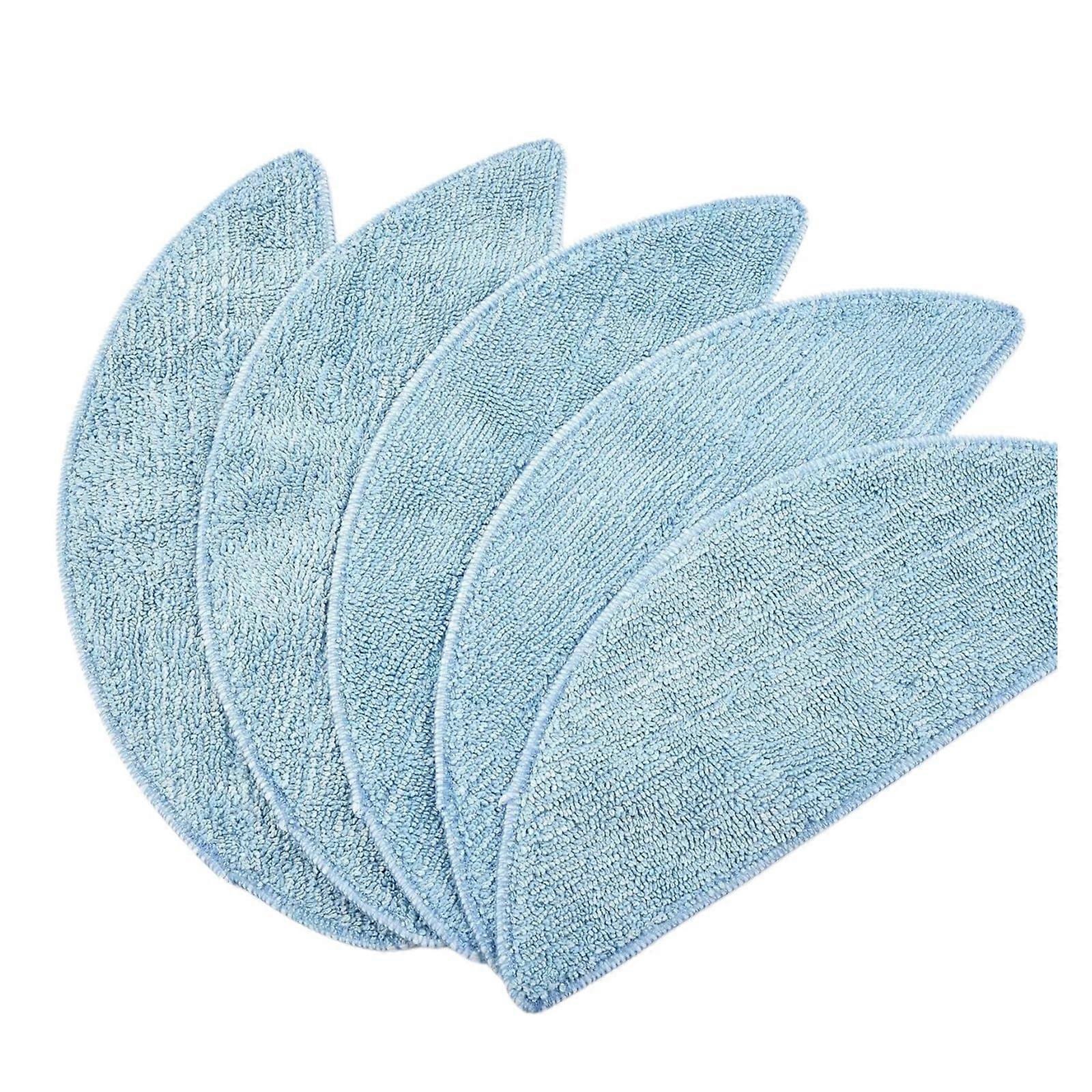 Robot Vacuum Mop Pads Compatible with Ecovacs, Washable Microfiber Cleaning Cloths 5pcs