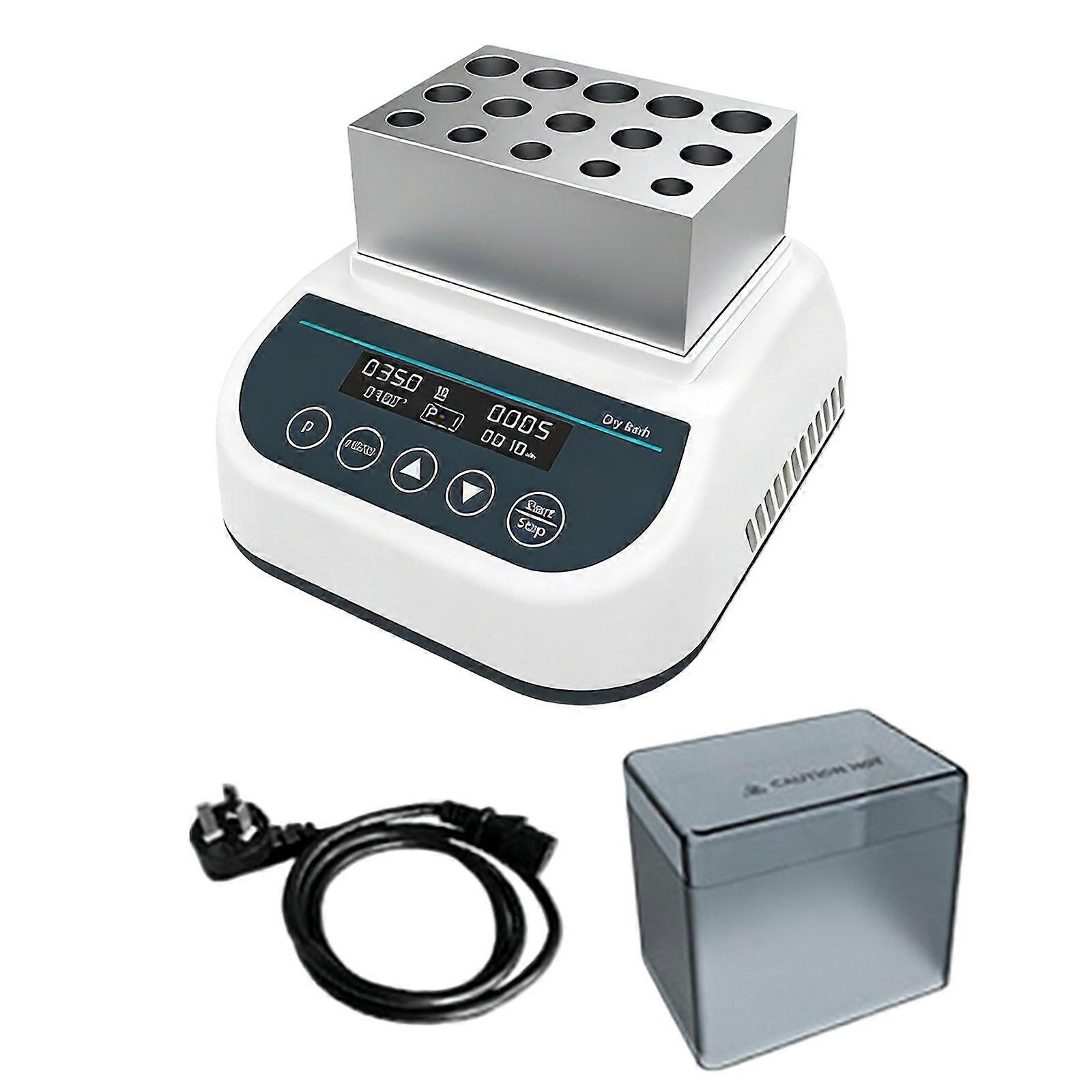Precisions Temperature Controller Digital Heater with 15 Wells for Various Sample Sizes Including 2.5ml 5.5ml and 10ml Multicolor