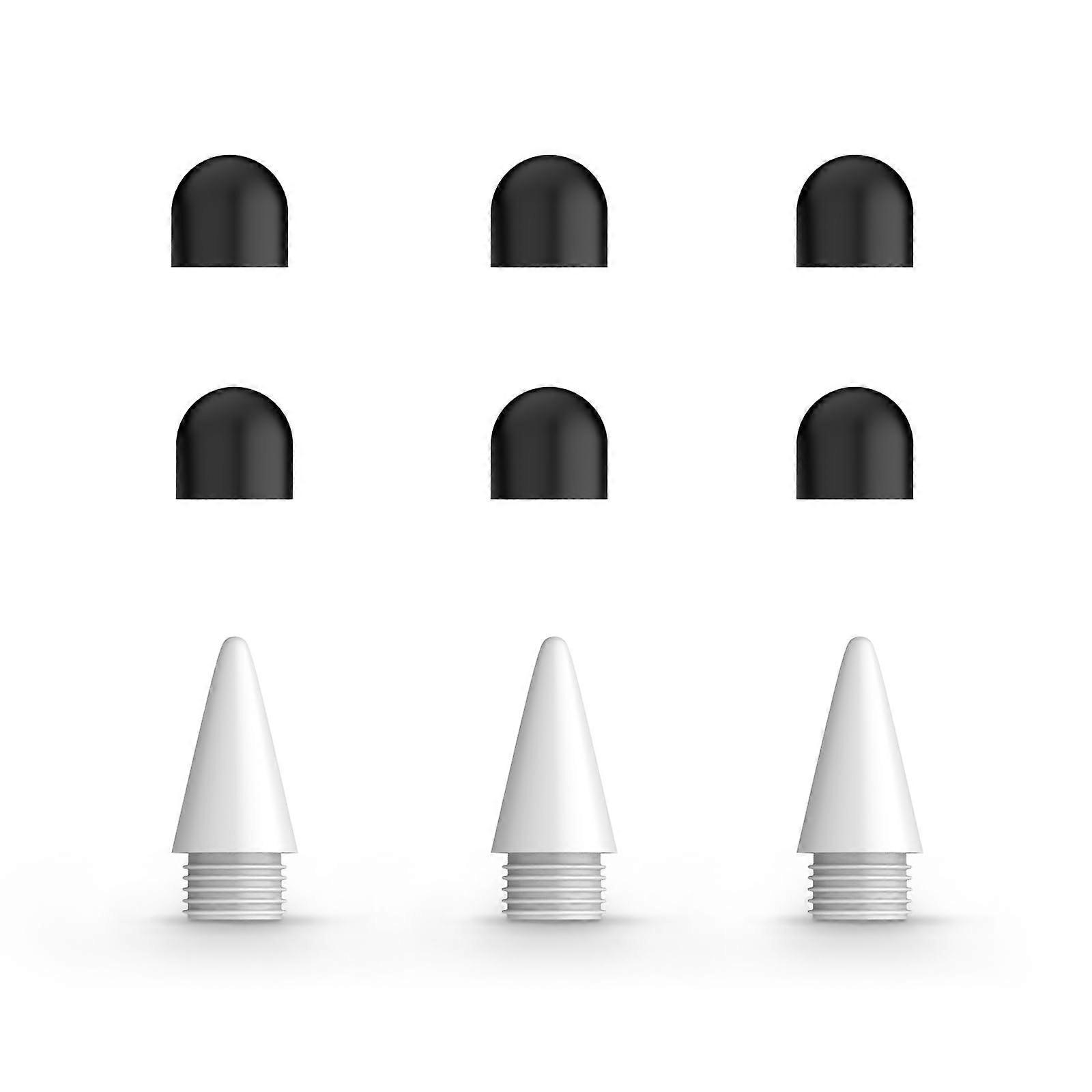 Replacement Tips for Apple Pencil 3 Pack with Rubber Covers for iPad 9th 10th Gen Stylus