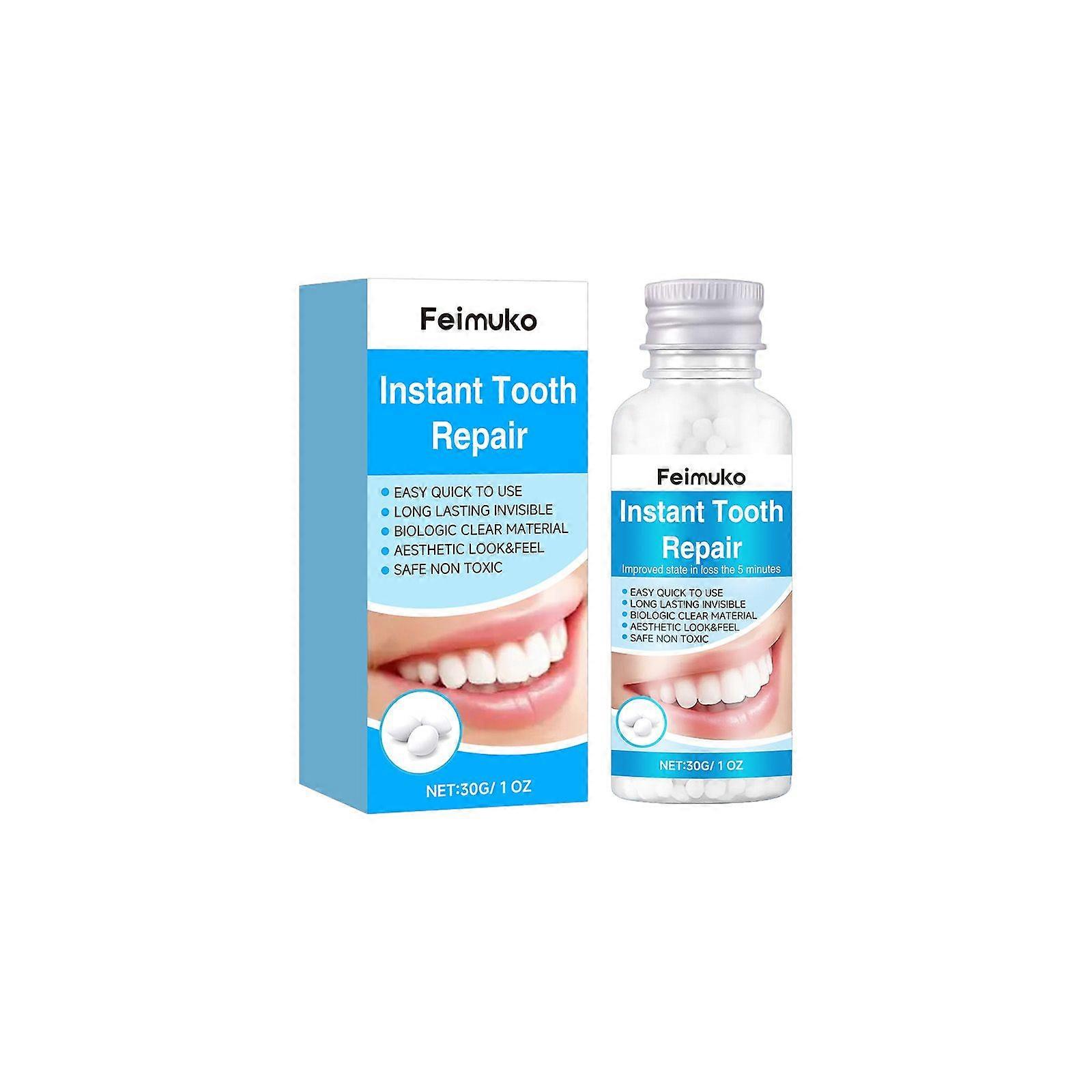 Teether, Malleable Natural Fit, Comfortable Dental Gel for Missing Teeth ,30g