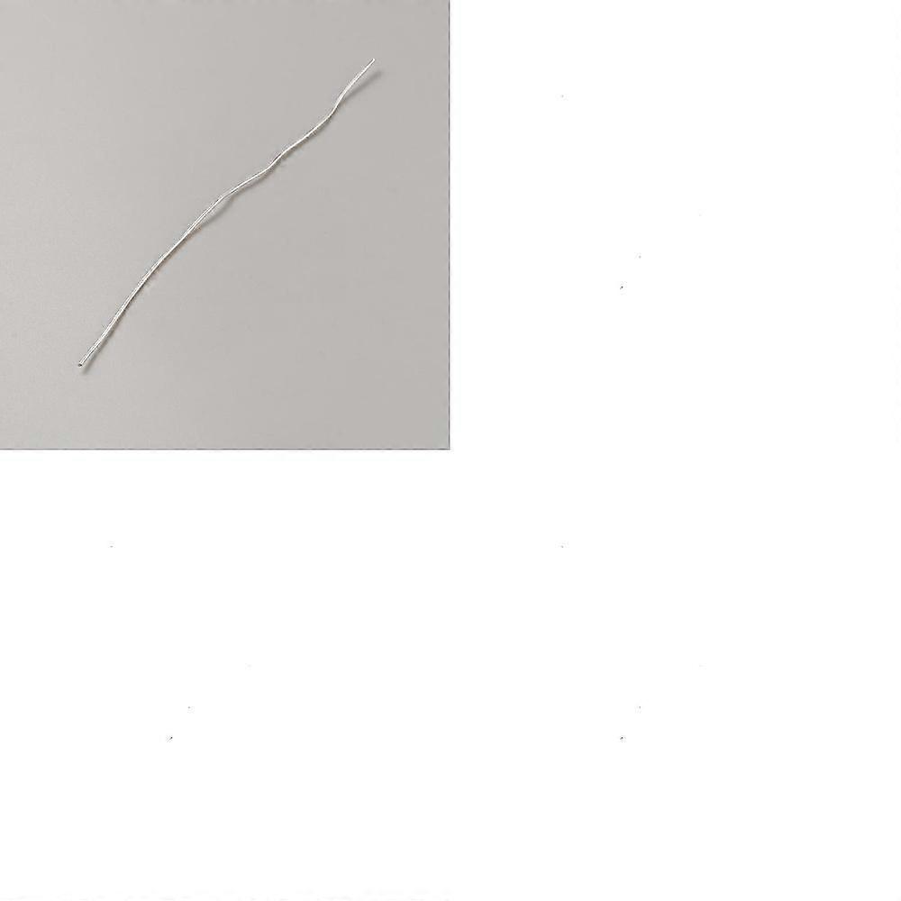 Brass Wire Round Silver 18 Gauge 1mm 32.81 Feet(10m)/Roll