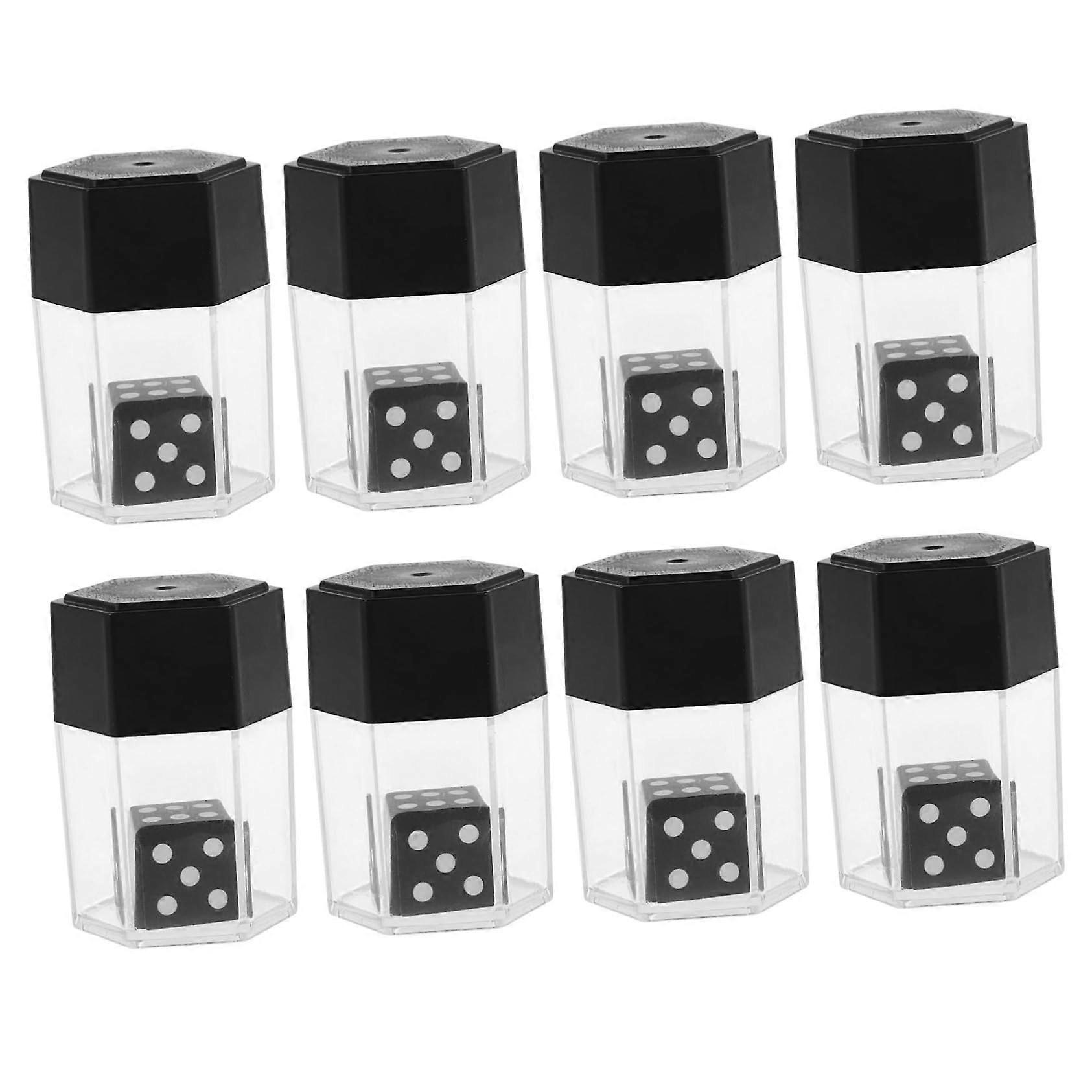 Magic Dice Set 10pcs Funny Trick Props for Pranks Magicians Visual Effects Party Entertainment