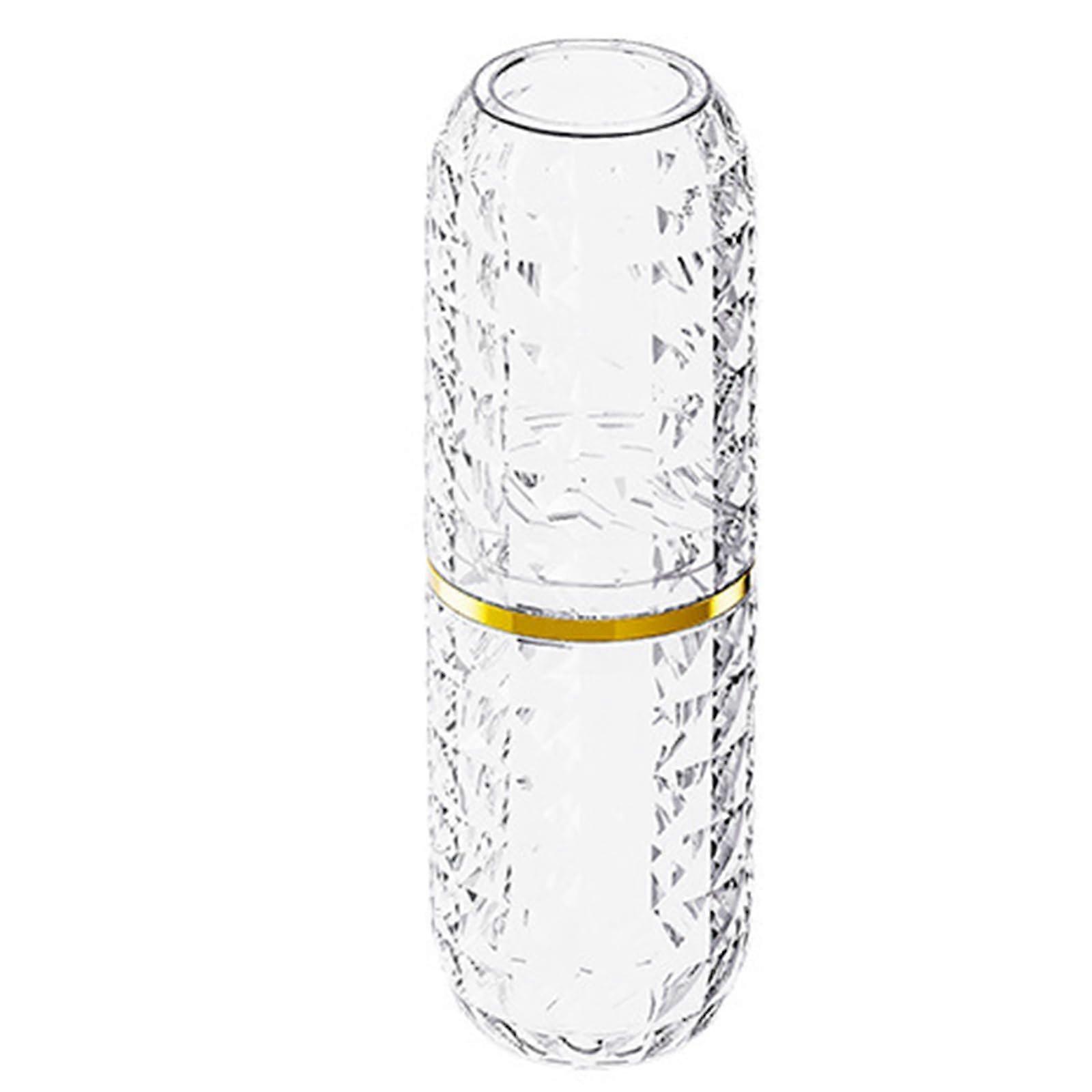 Travel Toothbrush Case with Cup, 2 in 1 Foldable Design, Compact and LeakProof for Camping