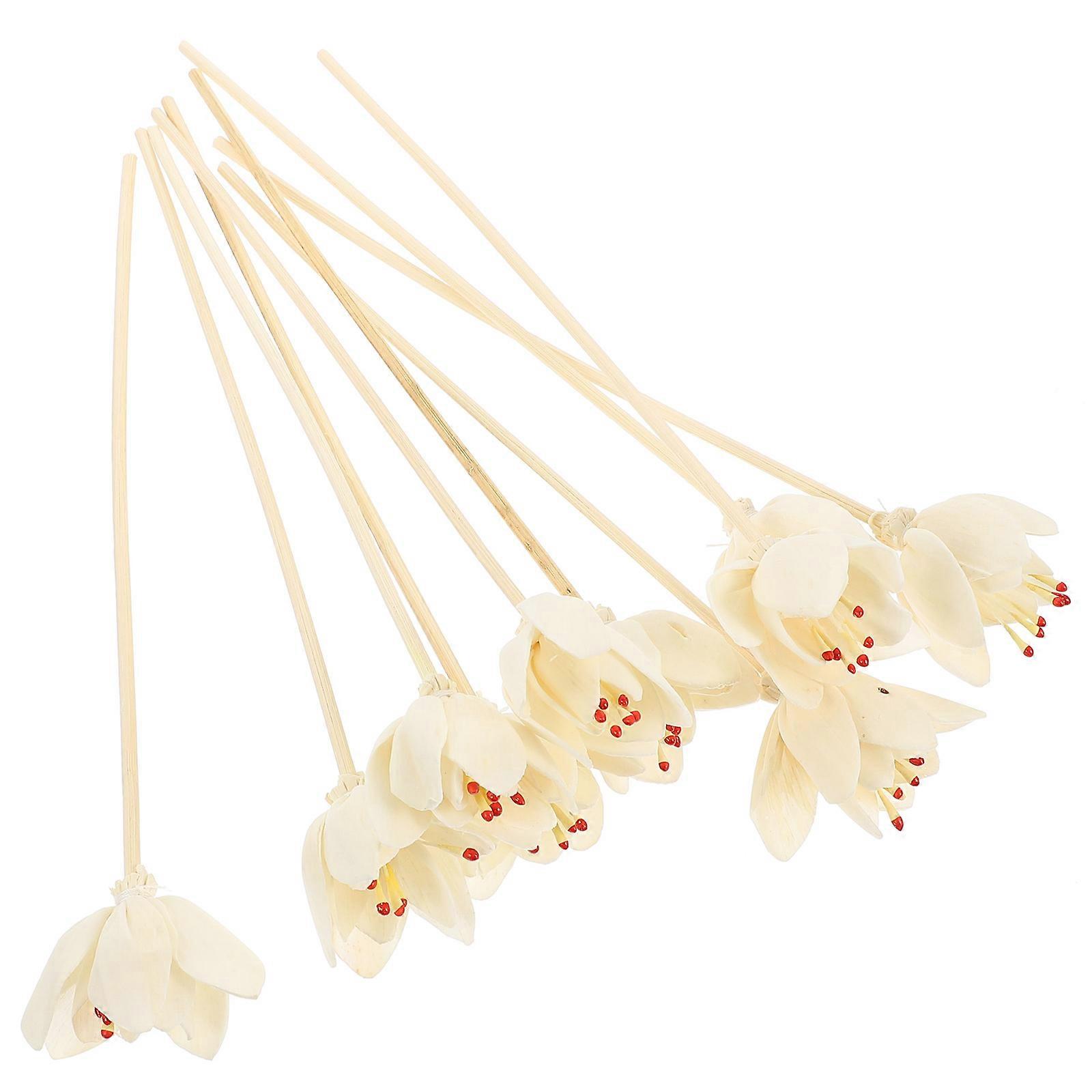 Aroma Sticks Flower Reed Diffuser Sticks for Home Use 10Pcs Chocolate