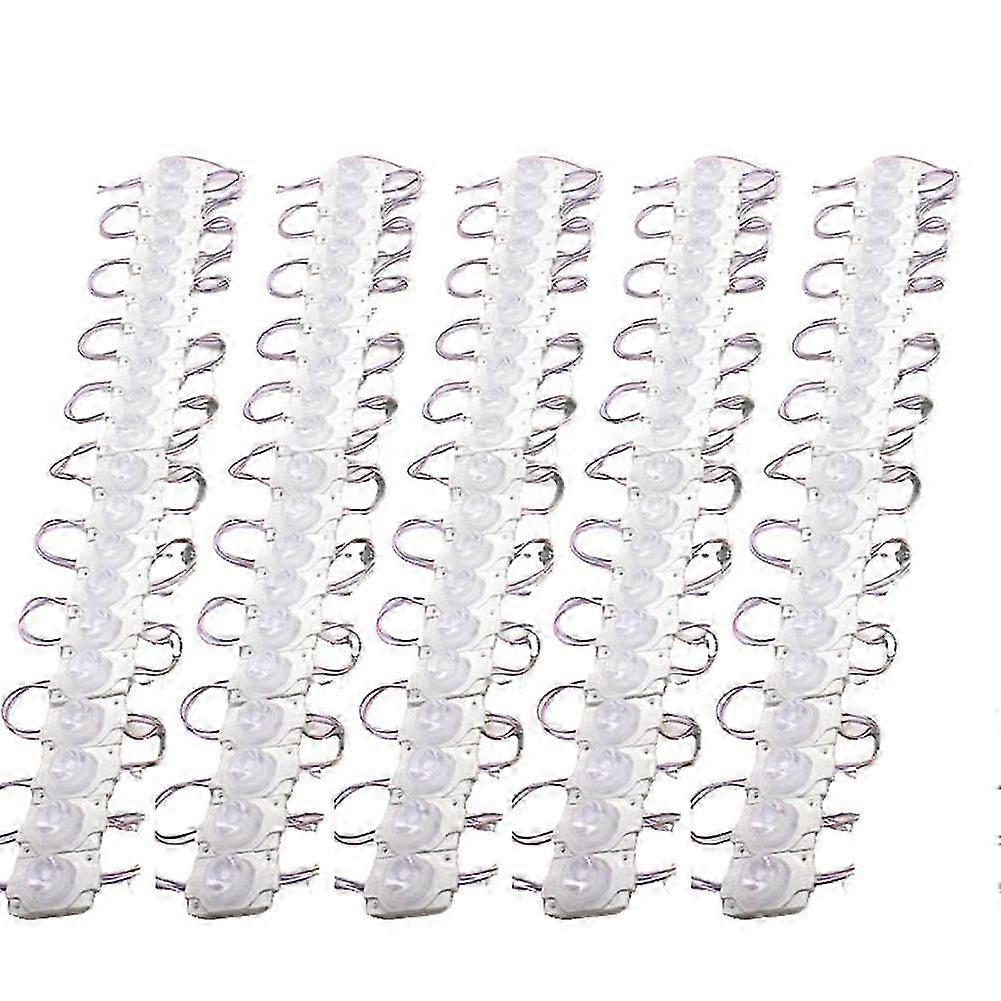 100PCS 12V 3030 1.5W LED Module String with Lens for Advertising Sign Backlight