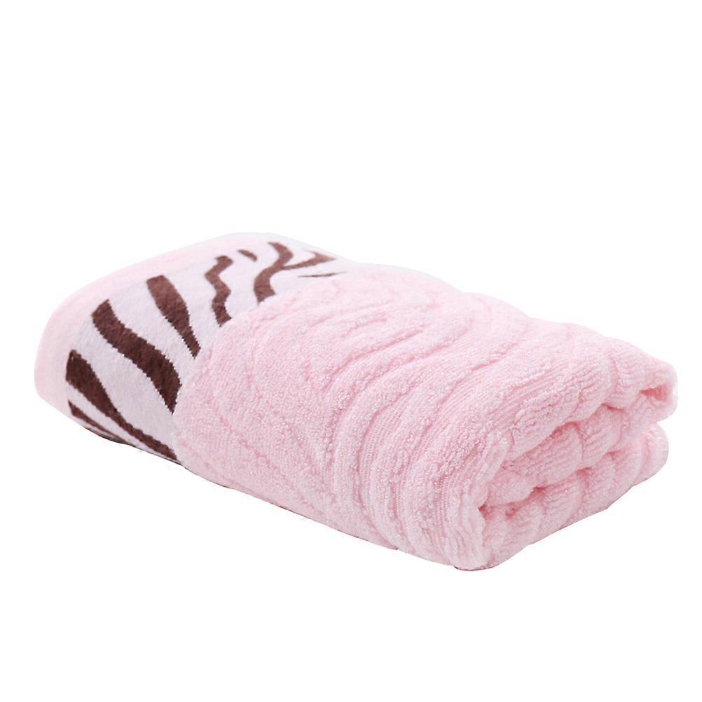Spa Towel Tiger Pattern Bamboo Fiber Towel for Bathing 3Pcs